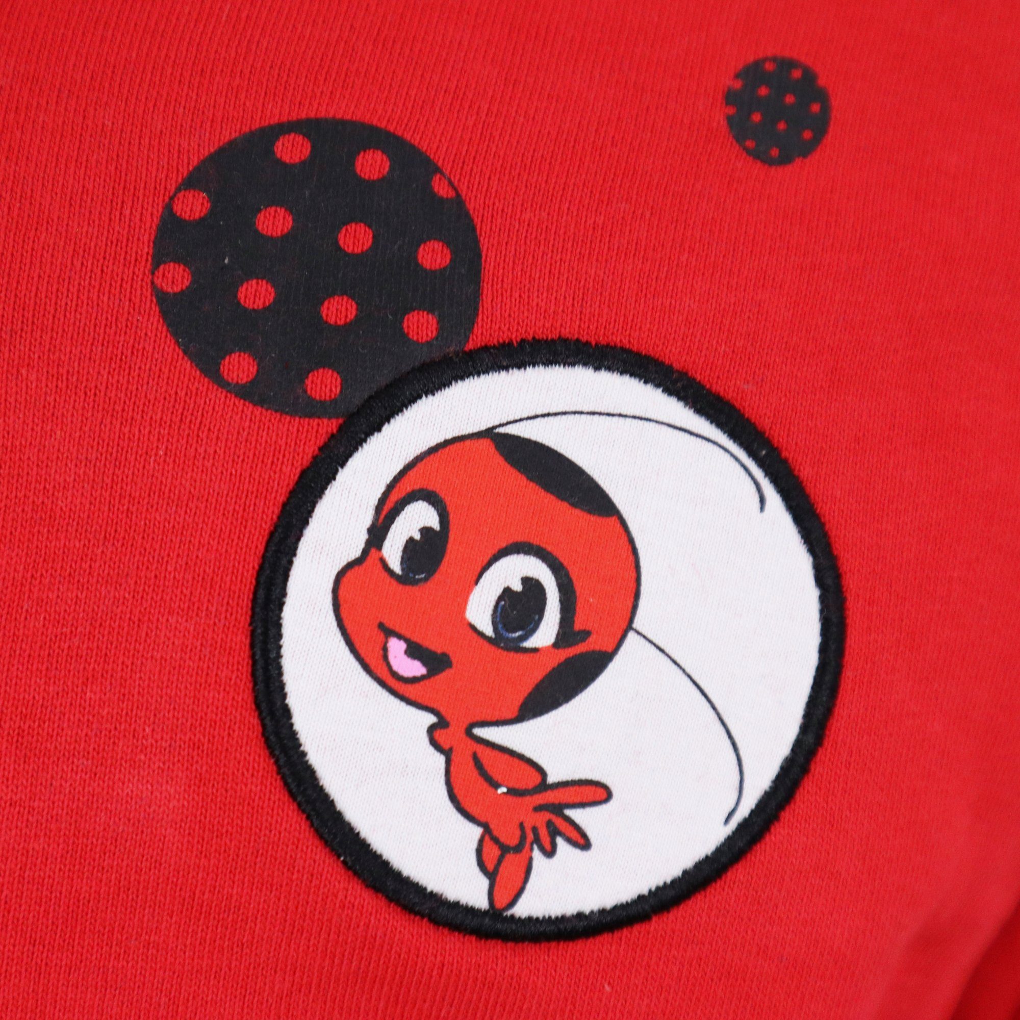 Gr. Kinder Baumwolle, 140, 100% Ladybug Mädchen Kapuzen Rot - 110 und bis Tikki Pullover Miraculous in Ladybug Hoodie