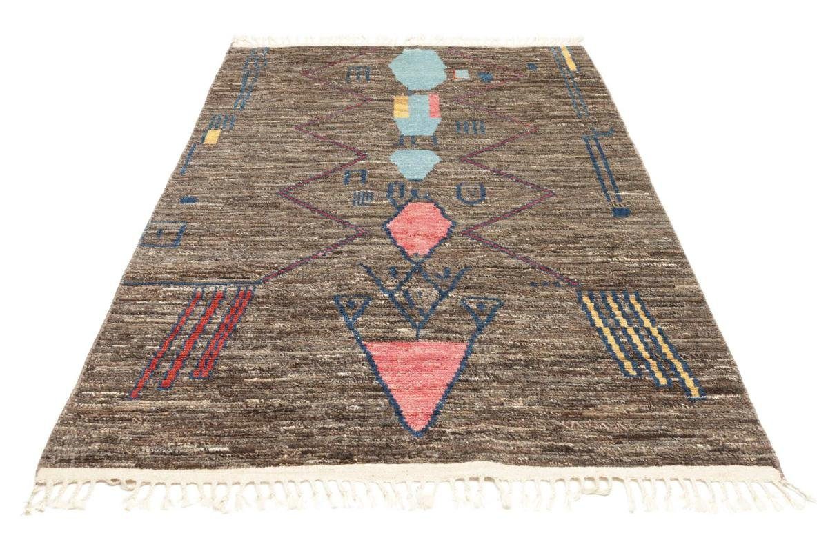 Maroccan Orientteppich, 168x251 mm rechteckig, Handgeknüpfter Höhe: Orientteppich Moderner Berber Trading, Nain 25