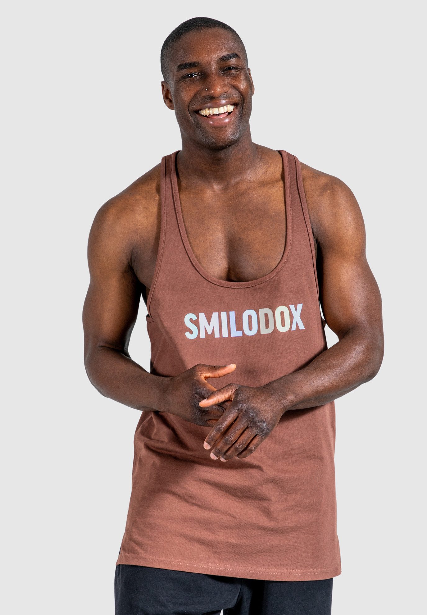 Smilodox Tanktop Branson 100% Baumwolle