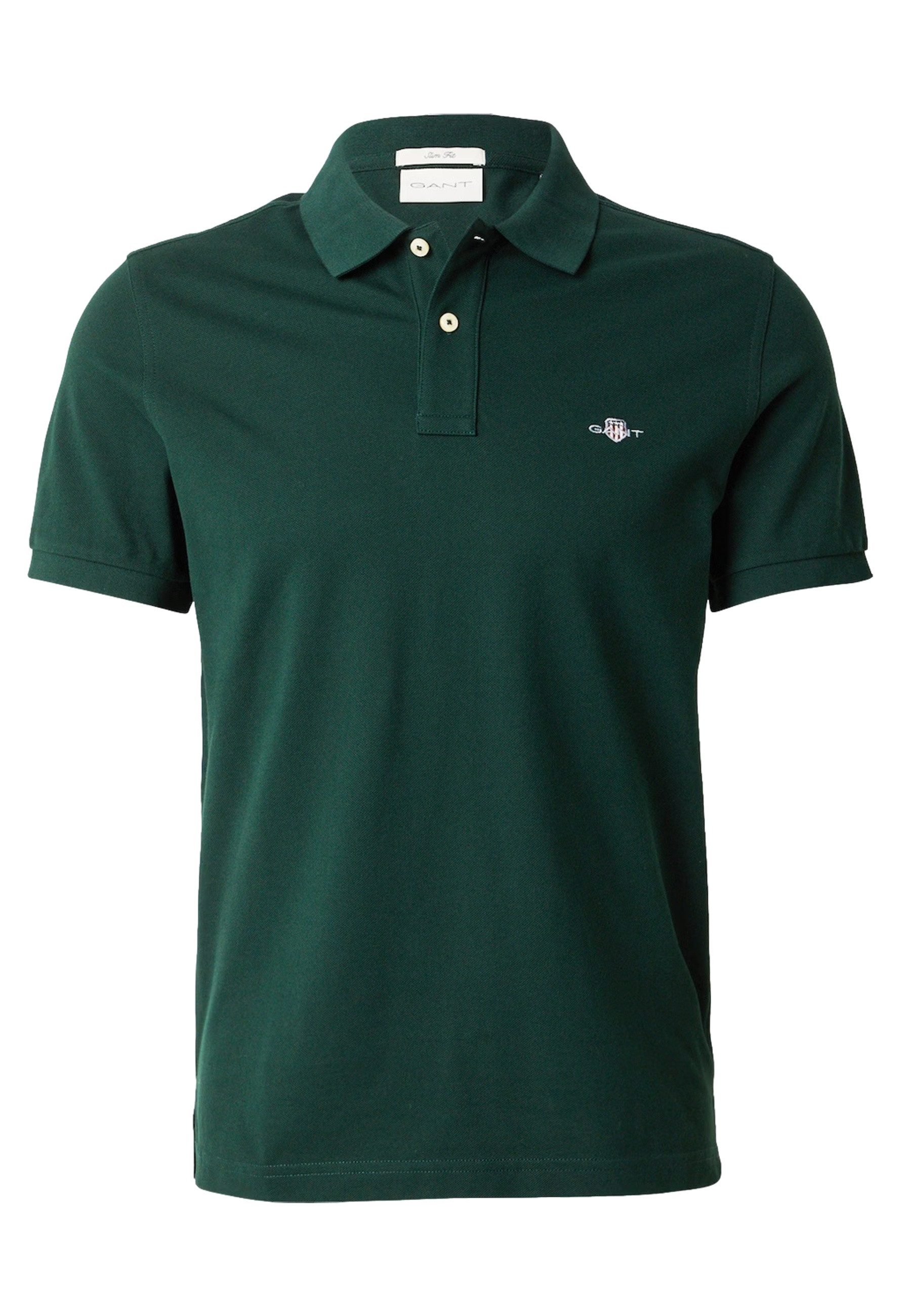 Gant Poloshirt Poloshirt SLIM SHIELD Kurzarmshirt mit Polokragen (1-tlg., 1 günstig online kaufen