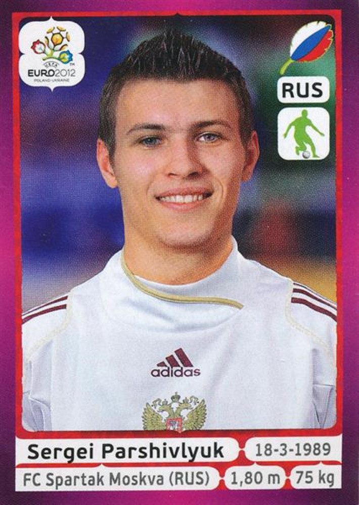 Panini Sammelkarte Panini EM 2012 deutsche Version - Sticker 120 - Sergei Parshivlyuk
