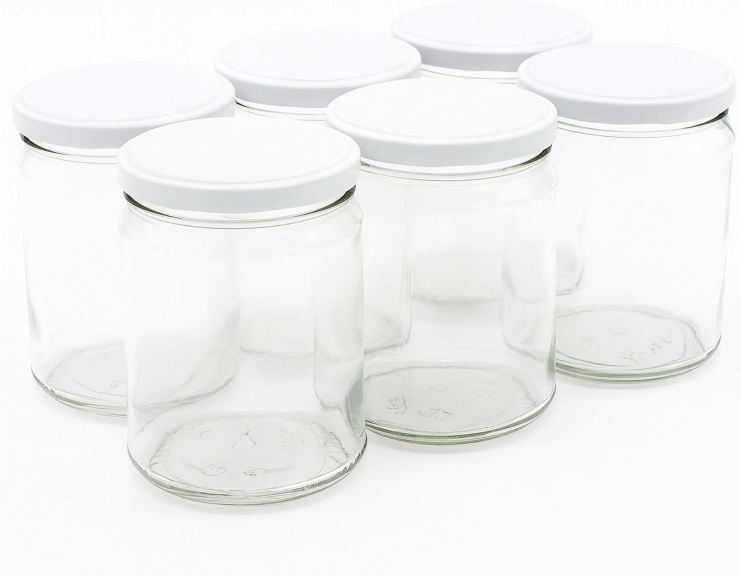 Blumixx Einmachglas mit Schraubdeckel für Erntezeit, Konservierung & schöne Aufbewahrung, (12-tlg)