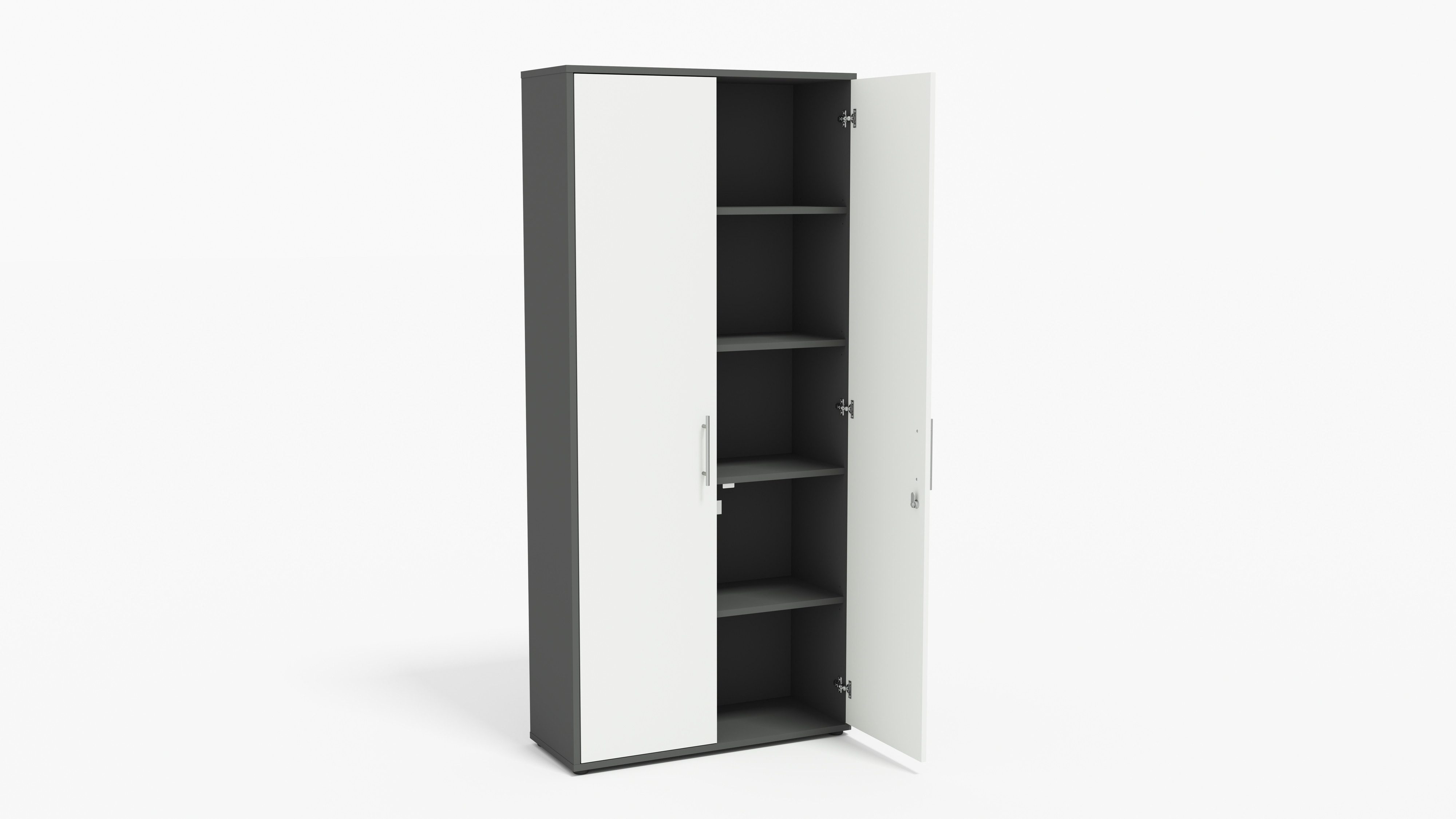 BMG Möbel Aktenschrank Office Edition abschließbar, 5 Ordnerhöhen, Platz für über 45 DIN A4 Ordner – Bild 3 von 5