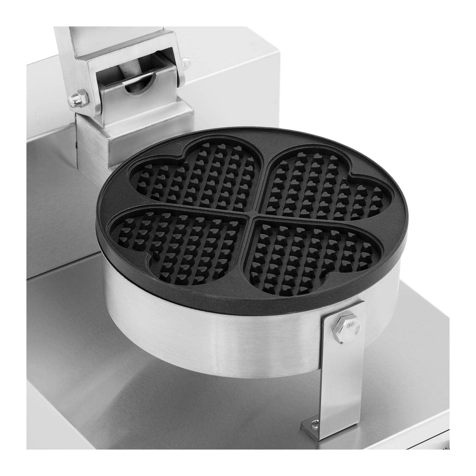 - 300 - Royal Waffeleisen - W - 1000 10mm, - 1000 °C W 50 Timer - Waffeleisen herzförmig Catering