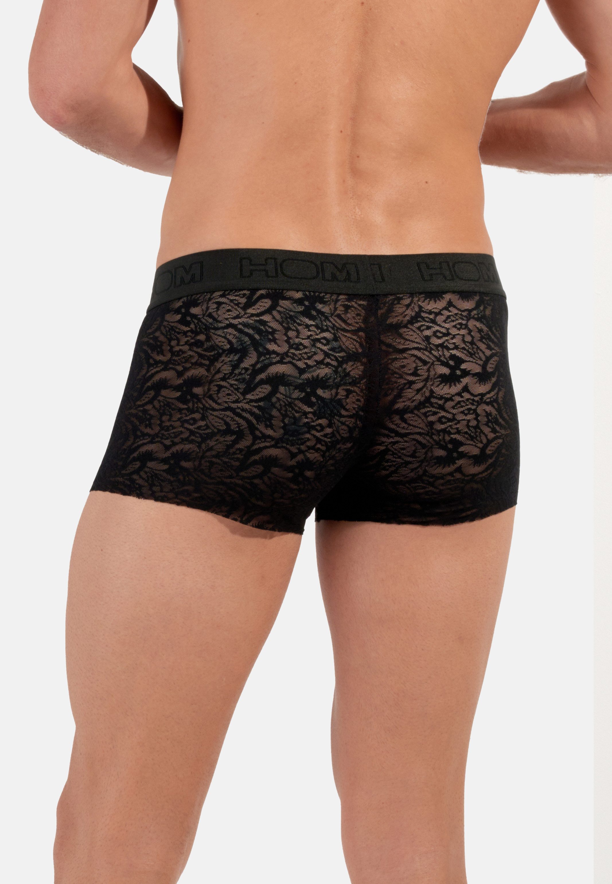 Hom Retro Boxer Free cut lace (1-St) Retro Short / Pant - ohne Eingriff - Transparent - Elastische Spitze