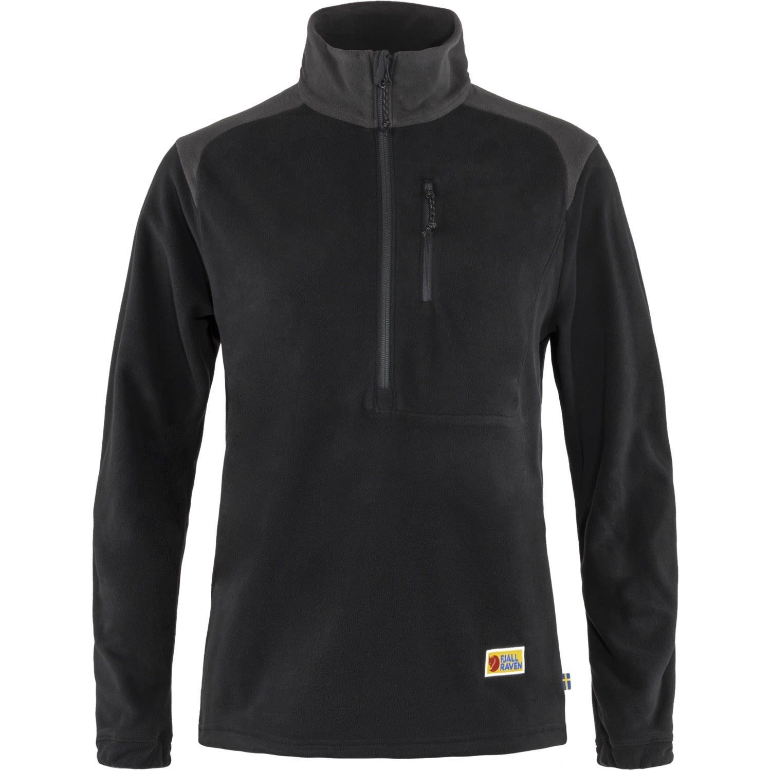 Fjällräven Longpullover Fjällräven W Vardag Lite Fleece Damen Black - Dark Grey