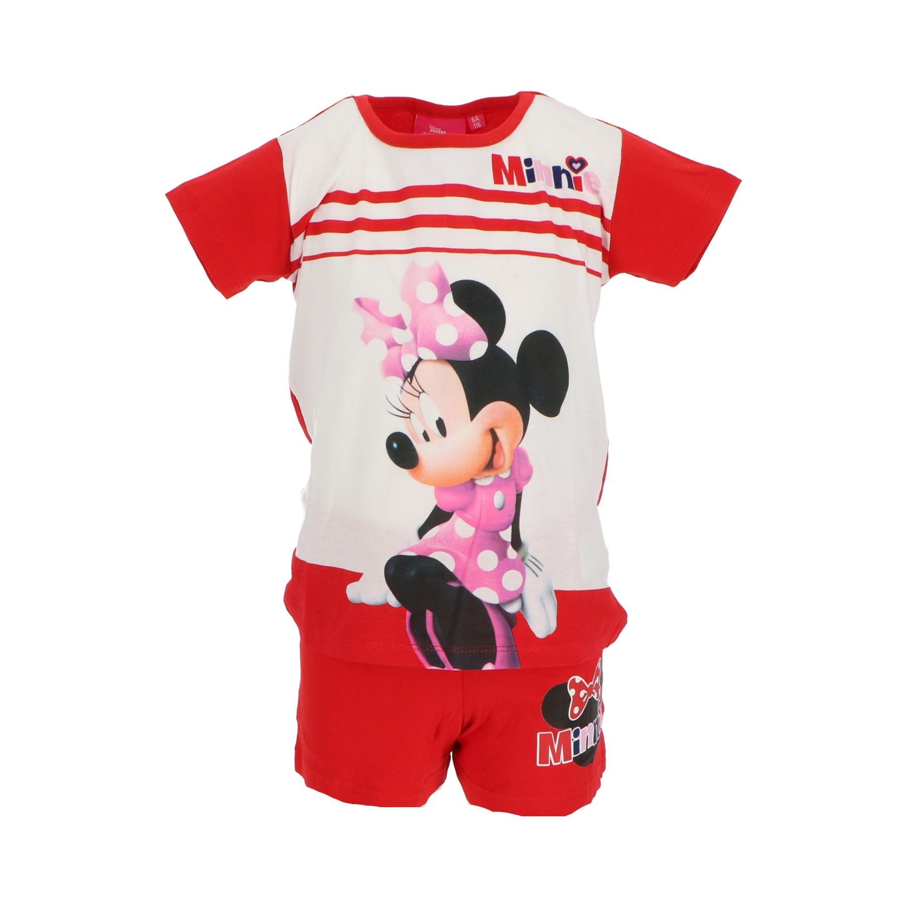 Disney Minnie Mouse Pyjama Shortama – Kinderpyjama & Sommer Schlafanzug aus 100% Baumwolle