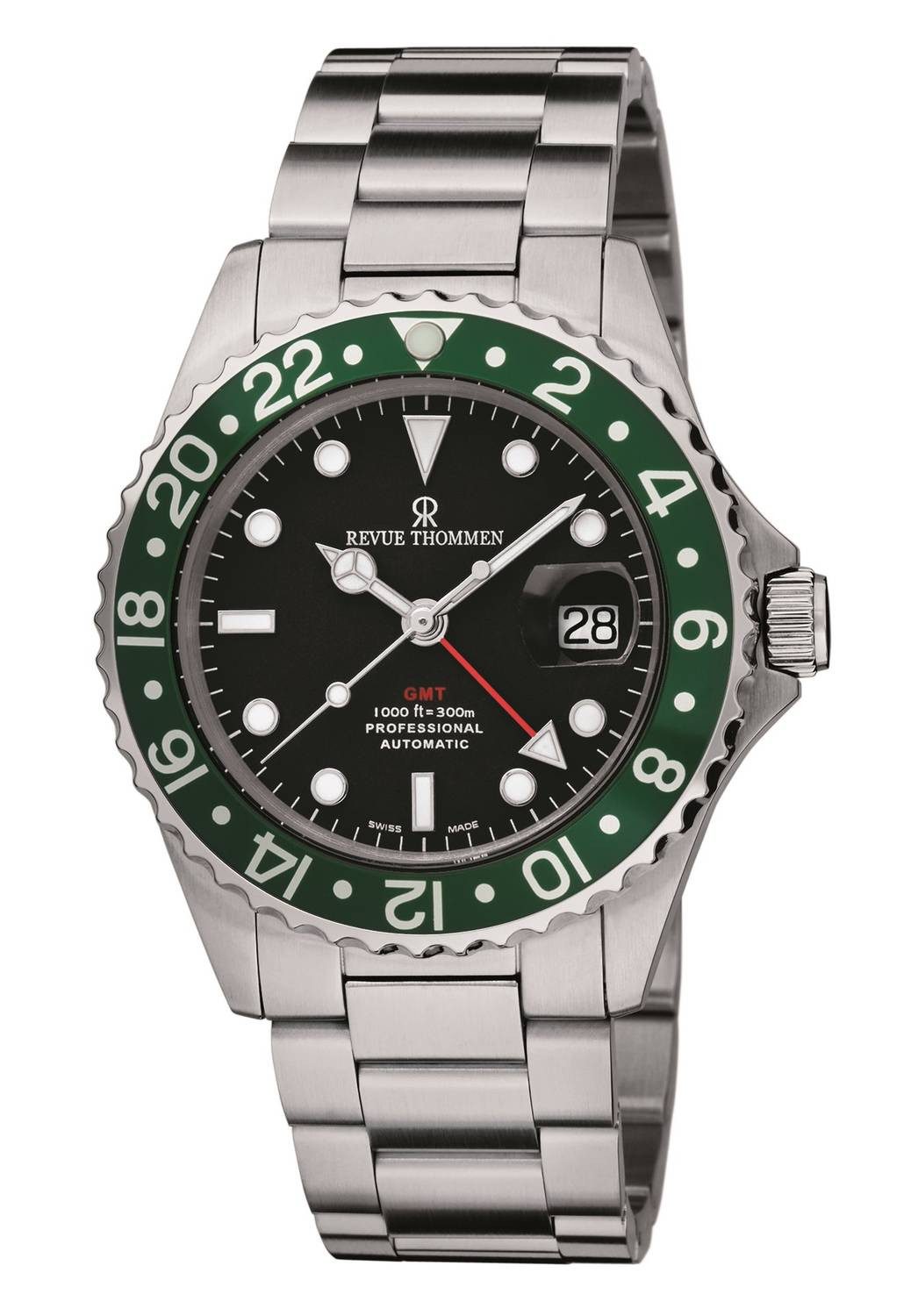 Revue Thommen Schweizer Uhr Diver GMT