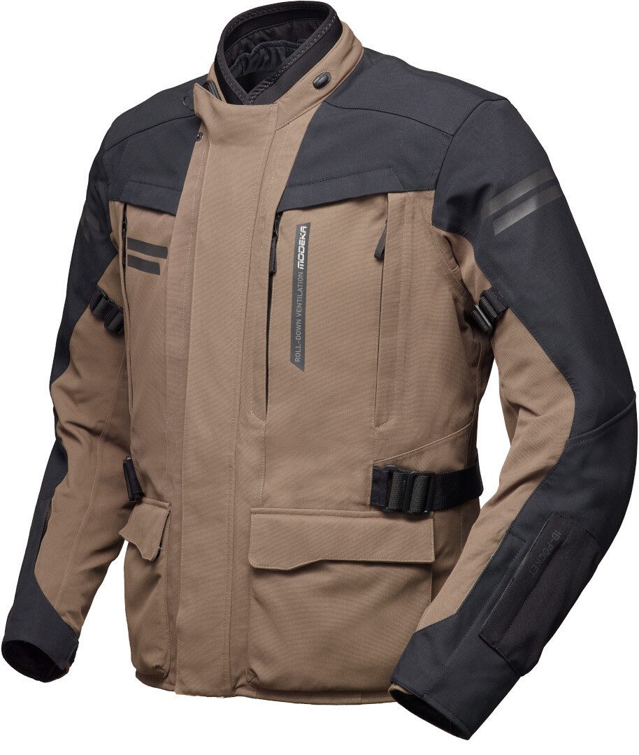 Modeka Motorradjacke Paneo LT wasserdichte Motorrad Textiljacke 3-Lagen-Laminat,herausnehmbares Innenfutter,wasserdicht