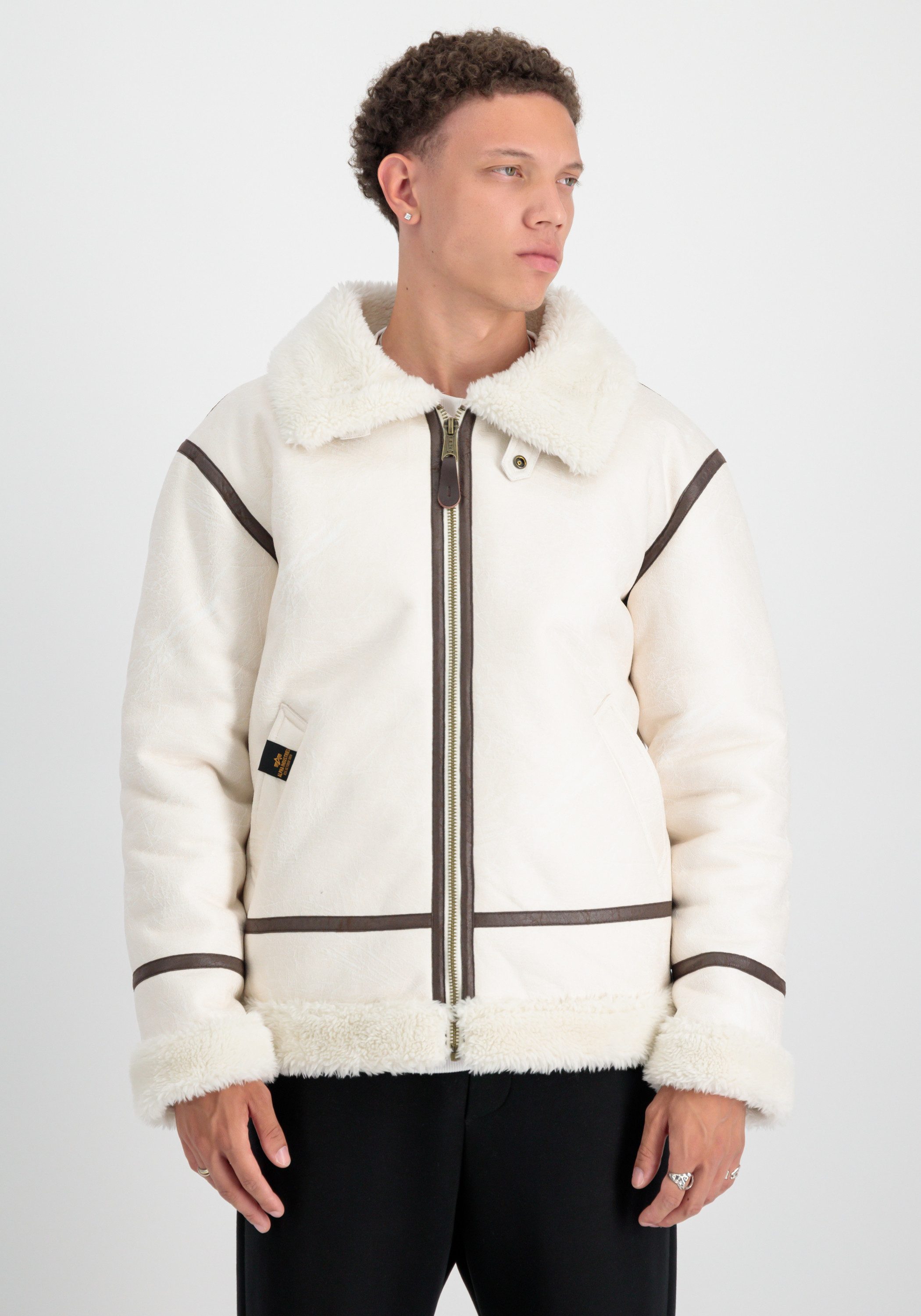 Alpha Industries Lederjacke B-3 Faux Leather