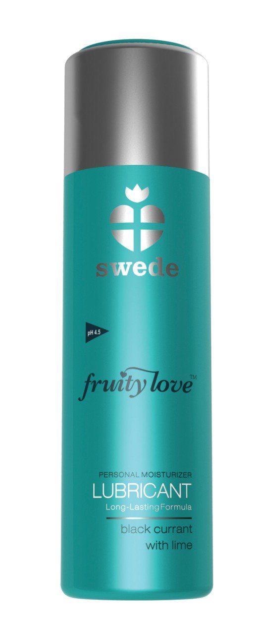 Swede Gleitgel 100 ml - Fruity Currant ml with 100 Love Black Lubricant Lime