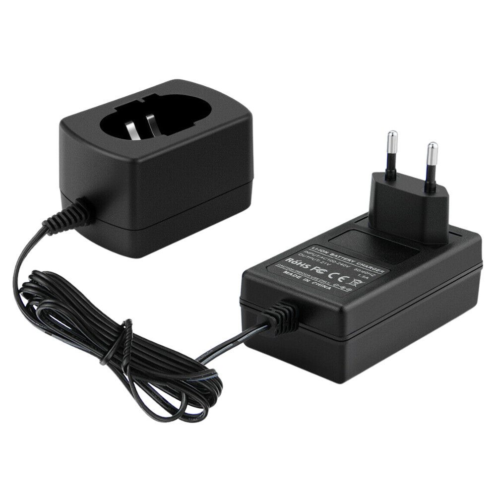 Trade-Shop Ladegerät 21V 1,5A passend für Hitachi G18DL G18DLX G18DLP4 RB18DL Netzteil (Geeignet für Li-Ion Akkus mit 18V / LED-Anzeige für den Ladezustand)