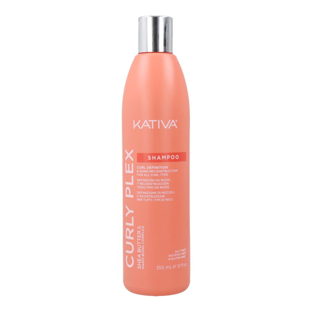 Kativa Haarpflege-Set Lockenhaarshampoo Curly Plex 355 ml
