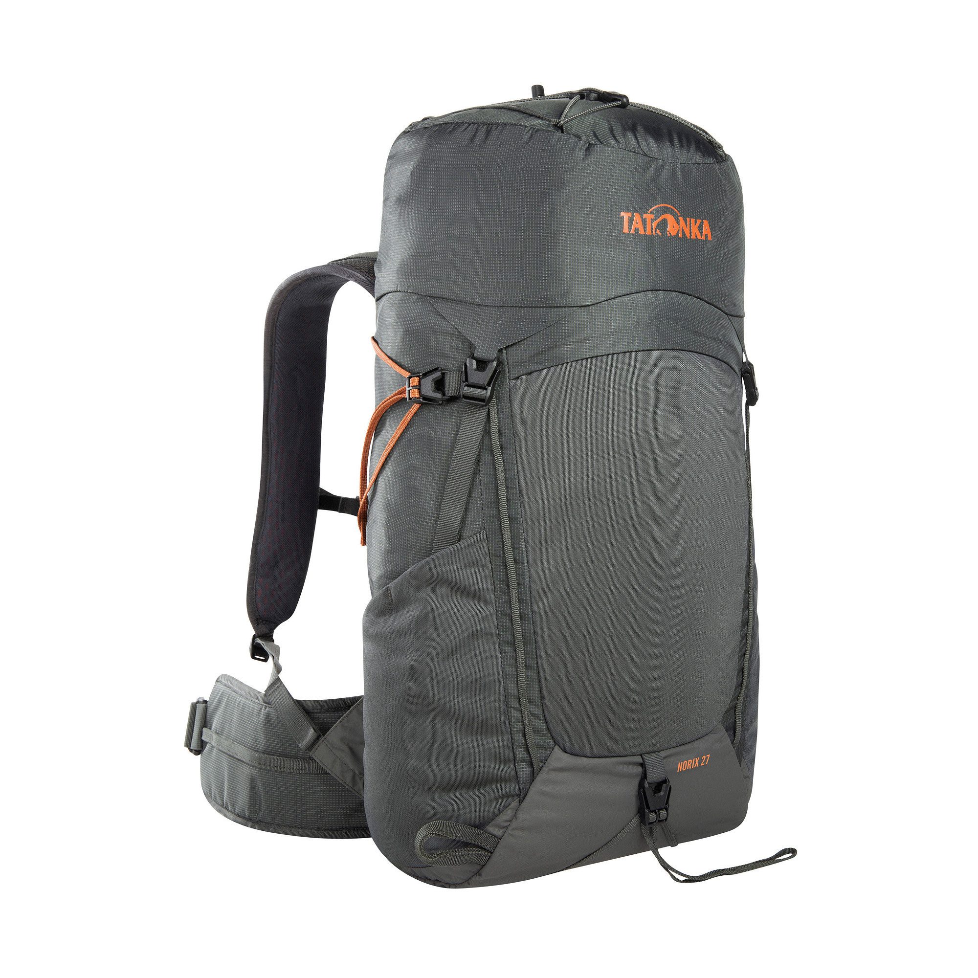 TATONKA® Wanderrucksack Norix 27, Regenhülle, abnehmbarer Hüftgurt, Helmhalterung, Wanderstockhalterung