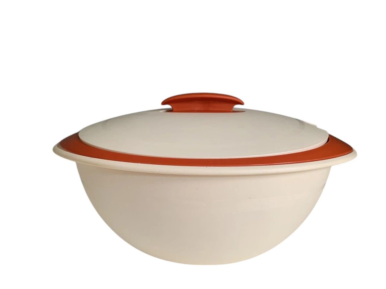 TUPPERWARE Servierschale Tupperware Thermo Duo 3,5l Schüssel Orange/Beige