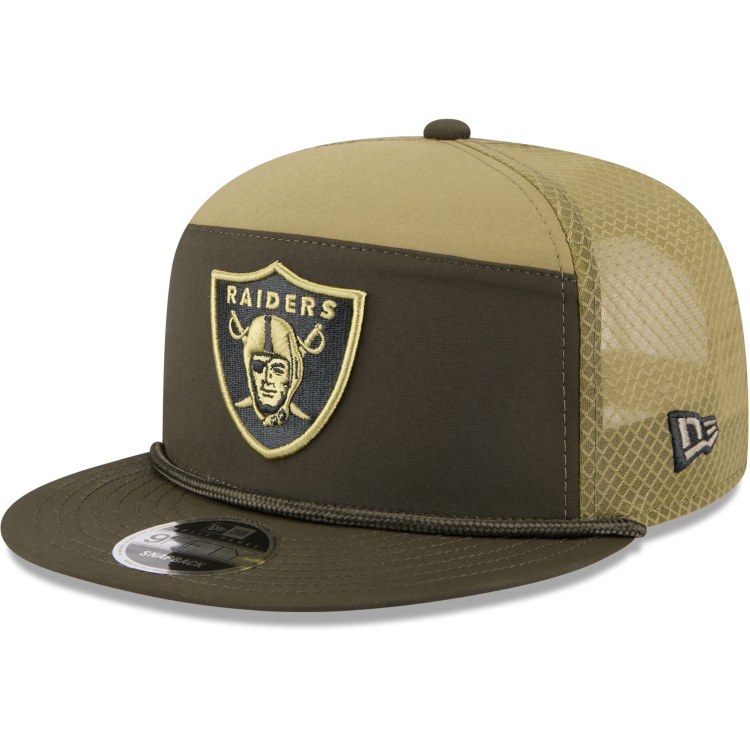 New Era Snapback Cap 9Fifty Split Panel SALUTE Las Vegas Raiders günstig online kaufen