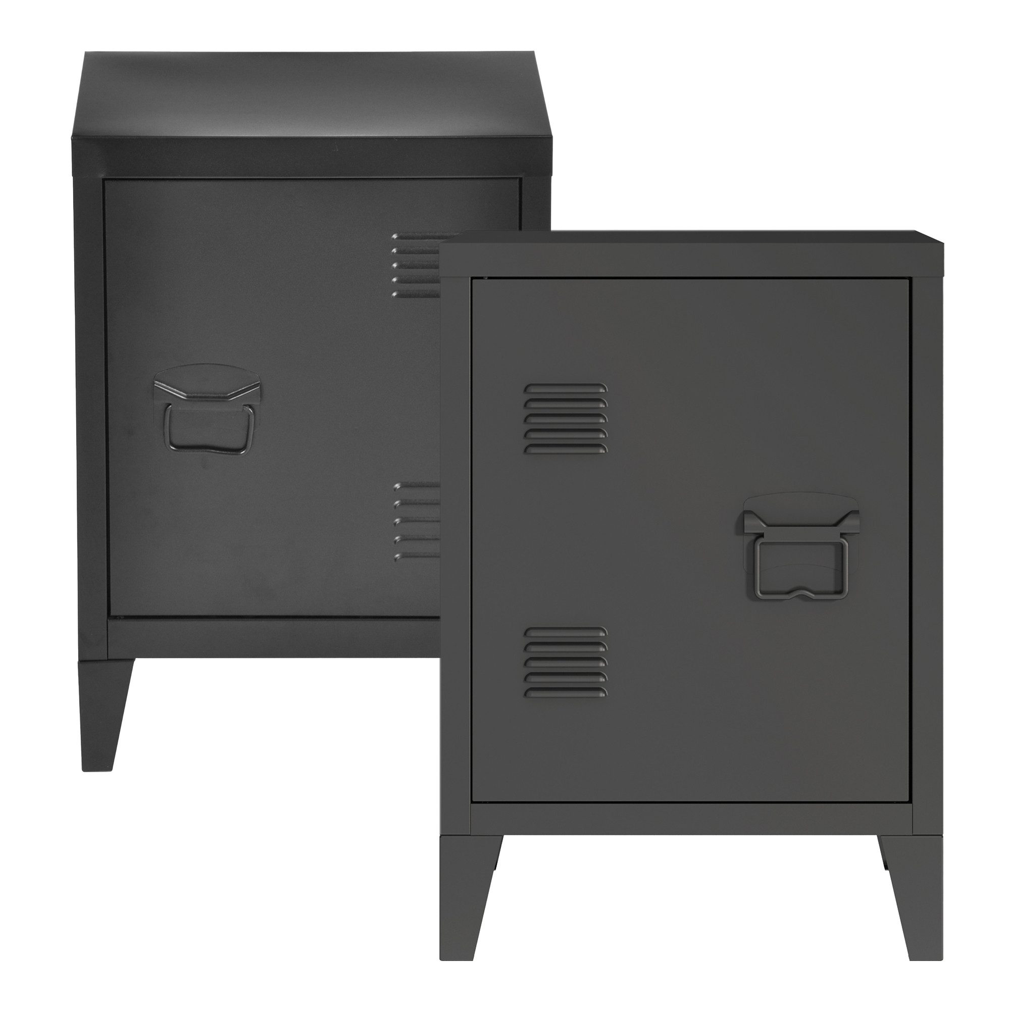 en.casa Nachtschrank (2-St., 2er Set) »Inari« günstig online kaufen