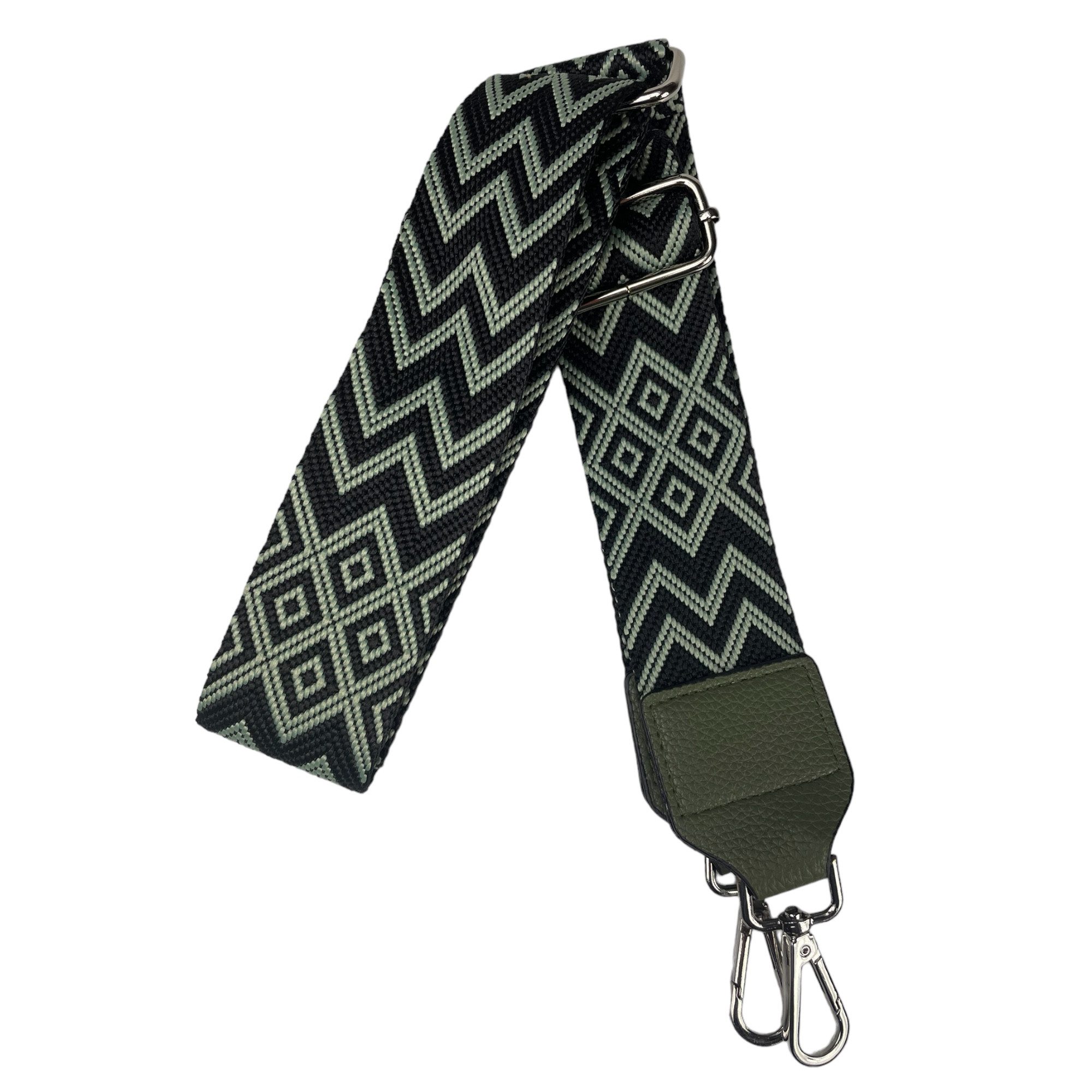 Taschen4life Umhängetasche moderne Bauchtasche Brusttasche Gürteltasche, CrossBody Bag, Bodybag Schultertasche, breiter Muster Stoffgurt/Umhängeband