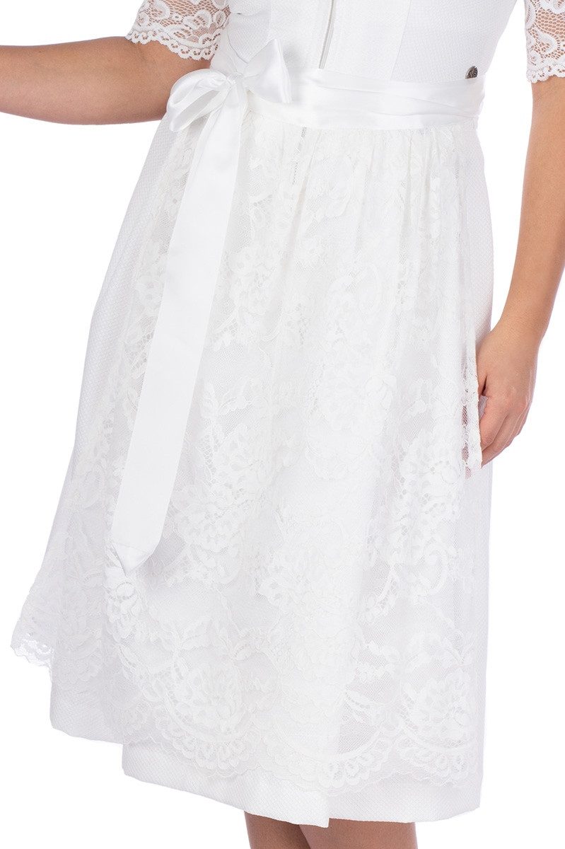 Alpenwahnsinn Dirndl Midi Dirndl 2tlg. - JASSI - offweiß