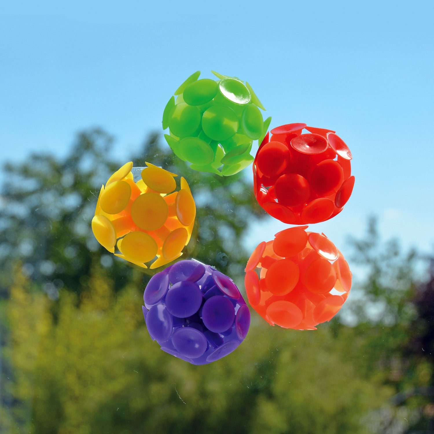 EDUPLAY Lernspielzeug Saugball Ø aus Kunststoff 6 cm