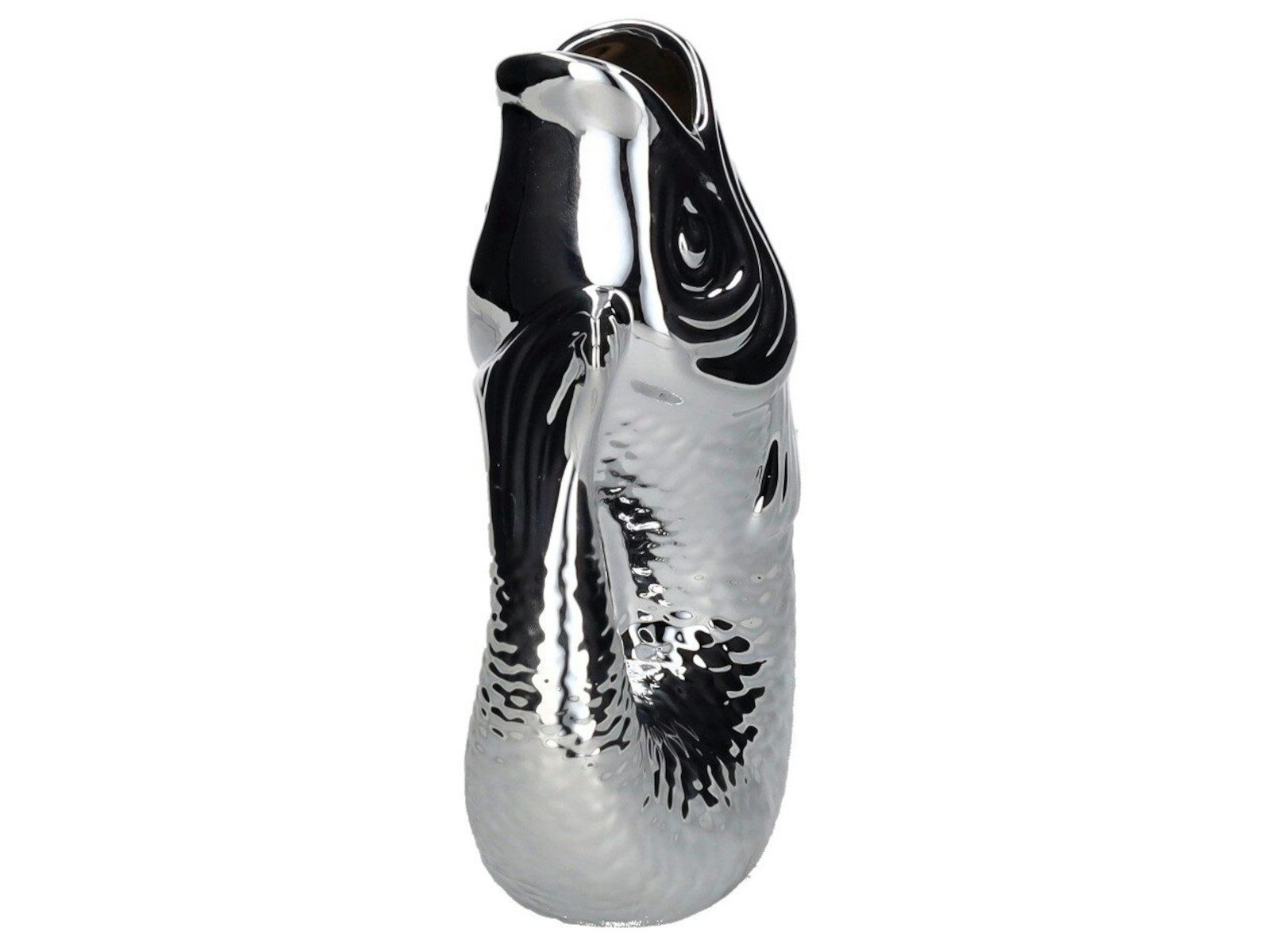 Giftcompany Dekovase Monsieur Carafon Vase / Karaffe Fisch S silber 1,2l (V günstig online kaufen