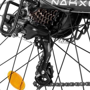 Nakxus E-Bike nakxus 26 Zoll Trekkingrad E-Cityrad mit 36V 12,5Ah Lithium-Akku
