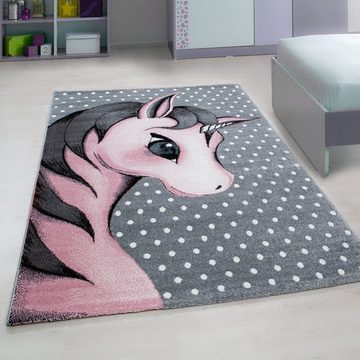 Kinderteppich Teppich für den Flur oder Küche Einhorn-Design, Stilvoll Günstig, Läufer, Höhe: 11 mm