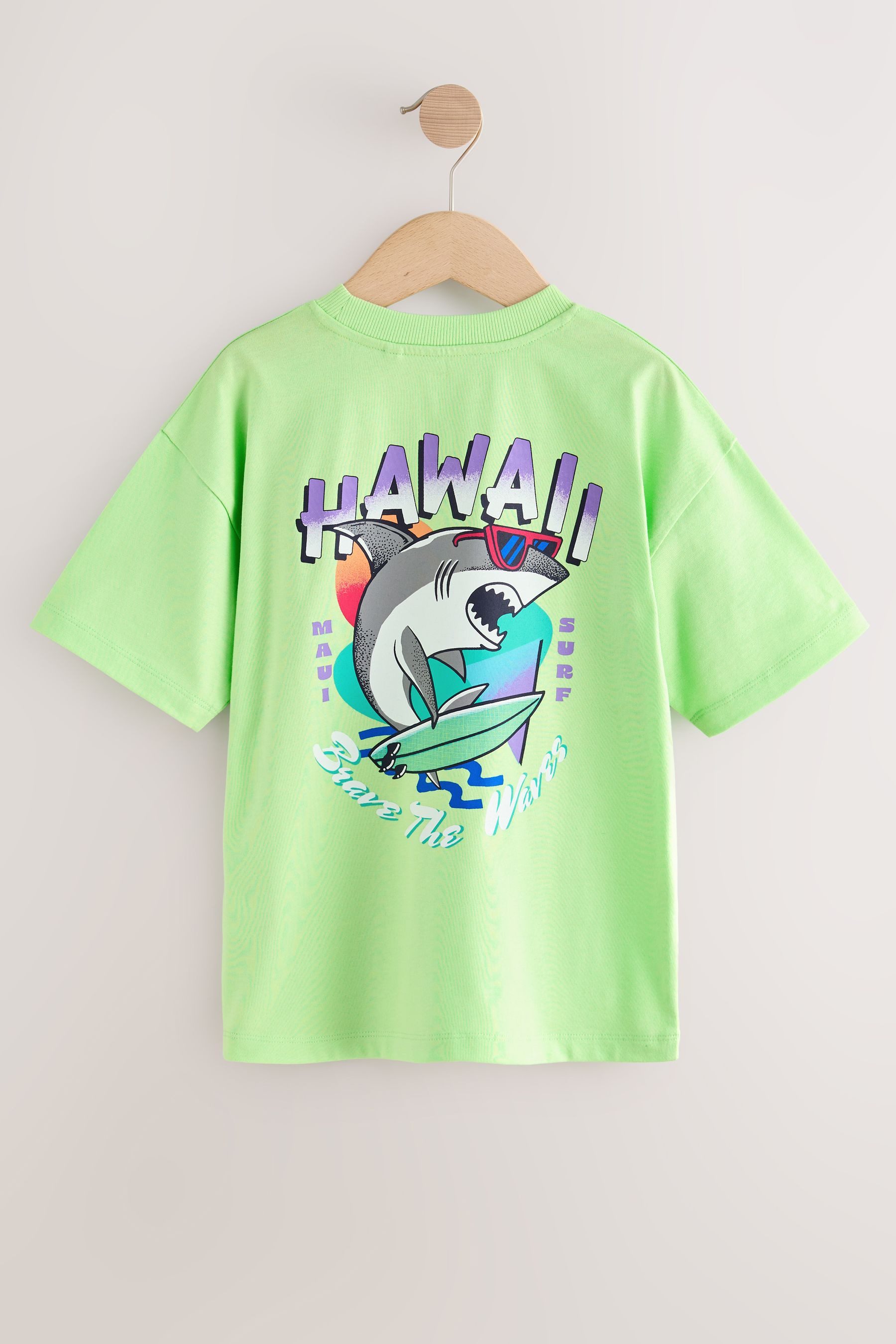 Next Print-Shirt Relaxed Fit Kurzarm-T-Shirts mit Grafik, 3er-Pack (3-tlg) – Bild 2 von 5