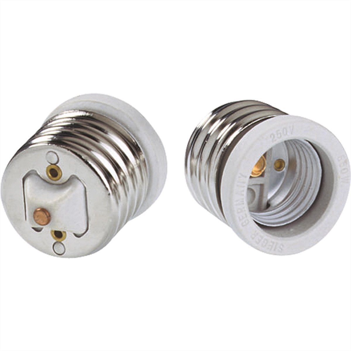 Bachmann LED Taschenlampe Umwandlungsfassung E40 auf E27, 730.008