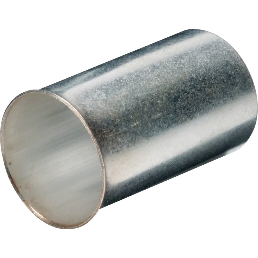 Cimco Aderendhülsen Cimco 187420 Aderendhülse 1.5 mm² Unisoliert Zinn 1000 St., Aderendhülse unisol. 1,5mm² x 10mm