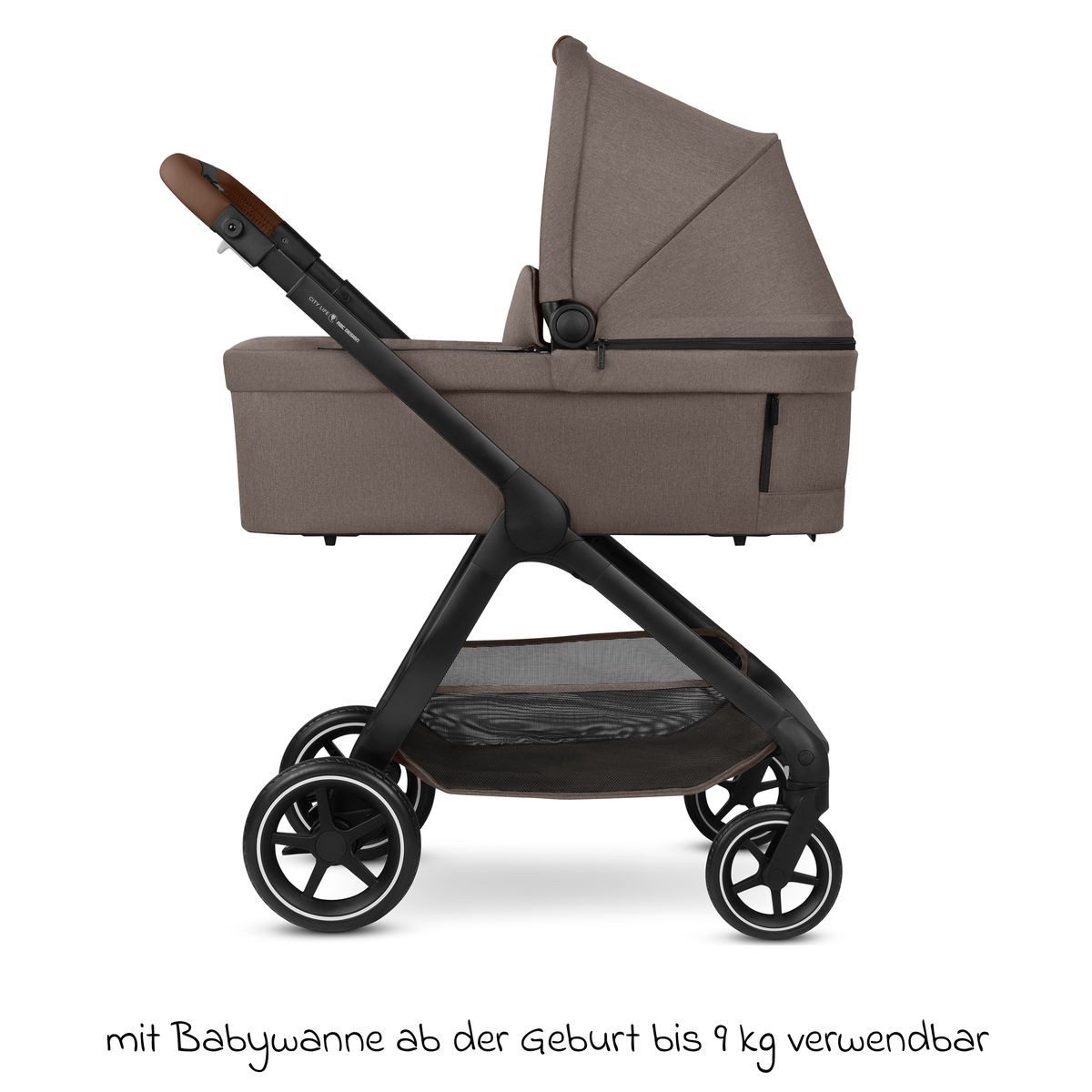 ABC Design Kombi-Kinderwagen City Life - Nature, 2in1 Kinderwagen Buggy Set mit Babywanne & Sportsitz bis 22 kg