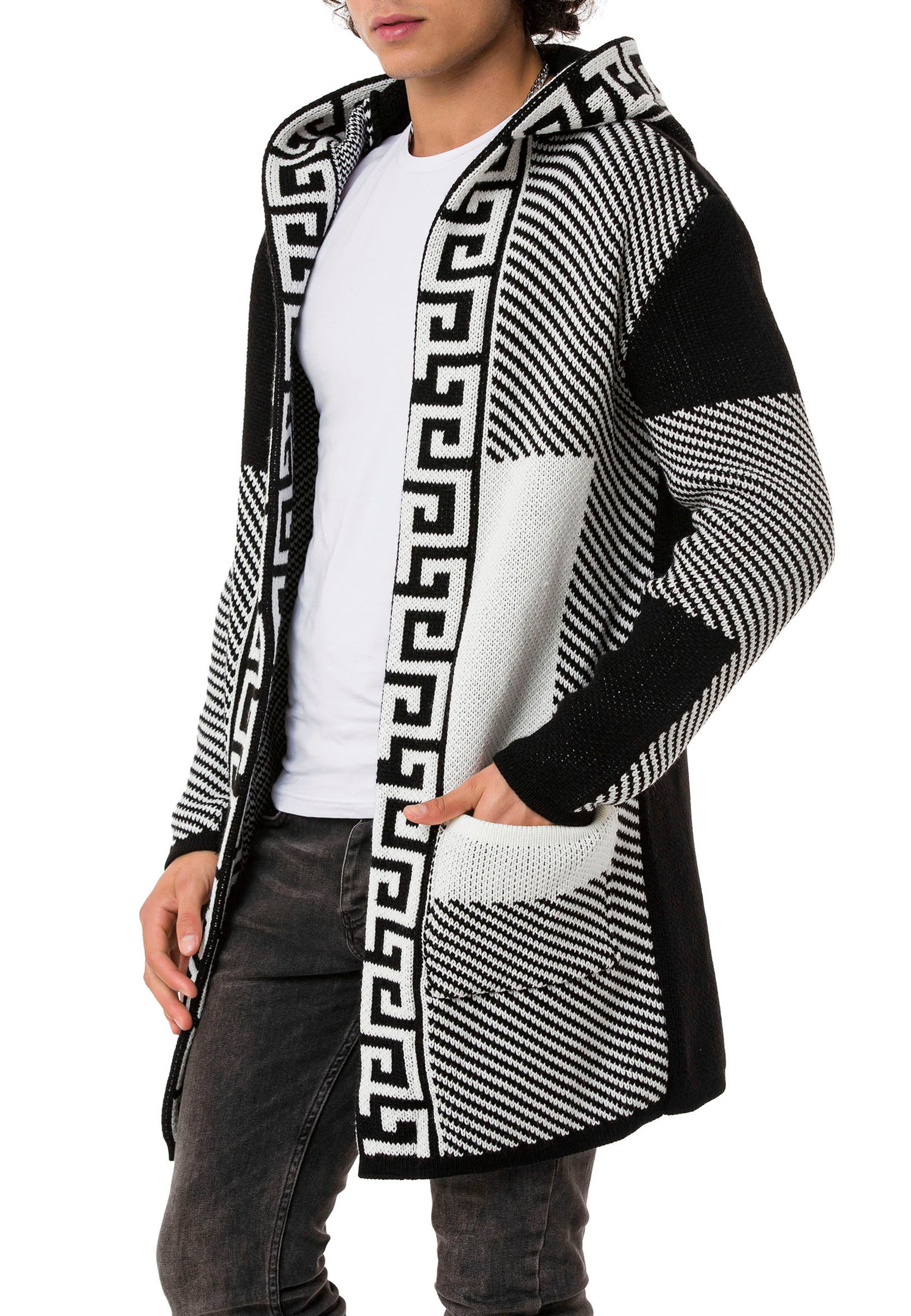 RedBridge Cardigan mit Kapuze und grafischem günstig online kaufen