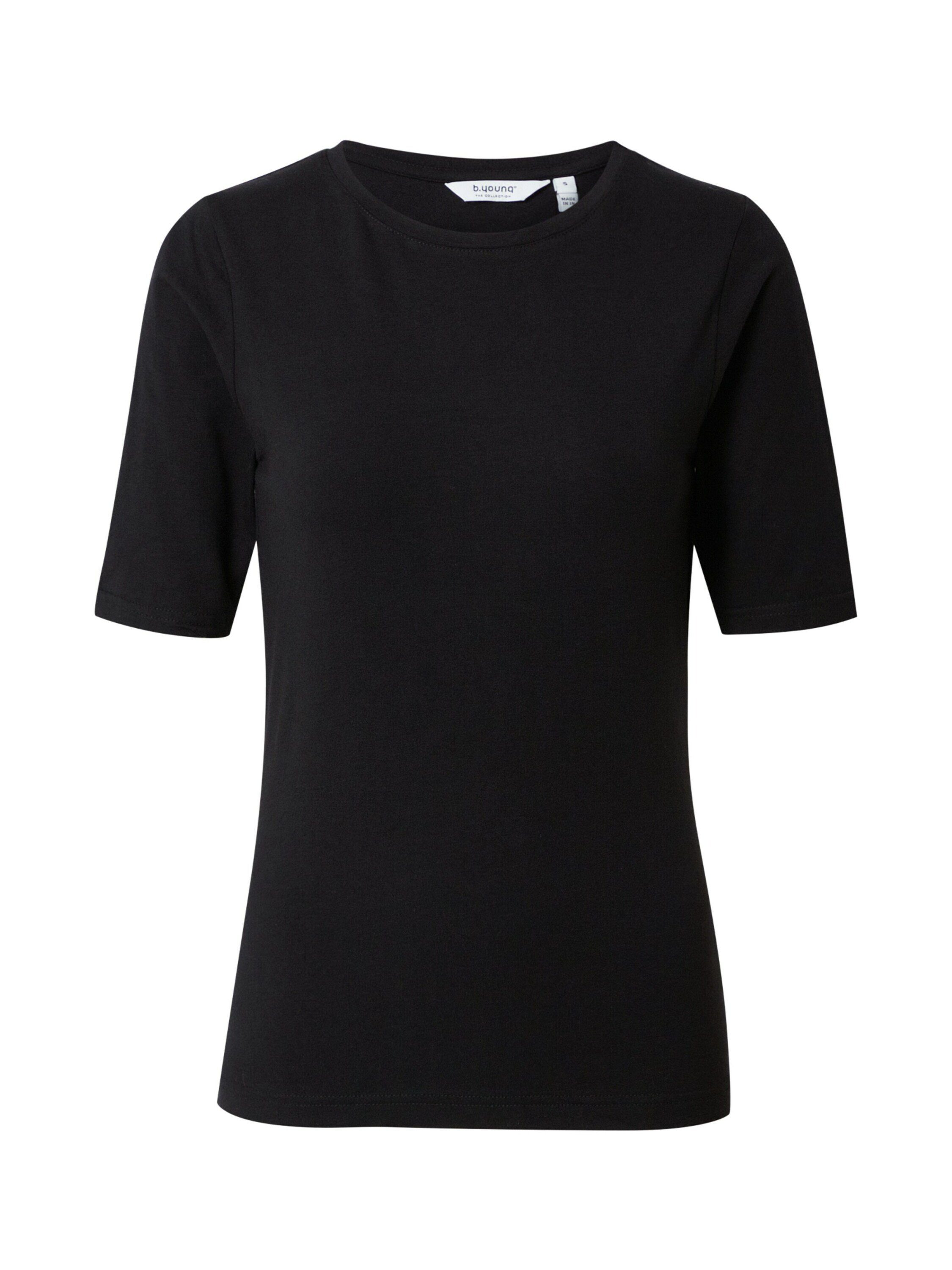 [Inländisches reguläres Produkt] b.young T-Shirt Pamila (1-tlg) Weiteres Detail (80001) Black