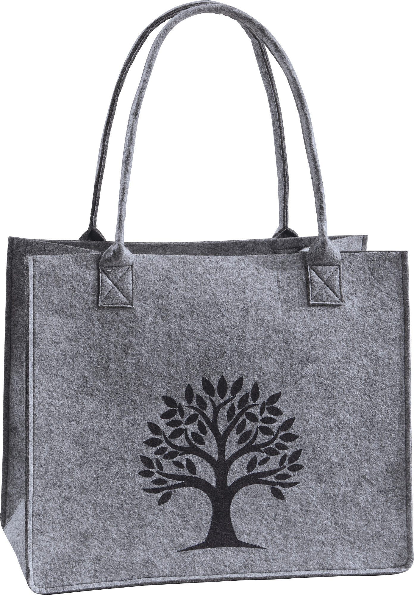 Tragetasche Filztasche "Baum", Uni