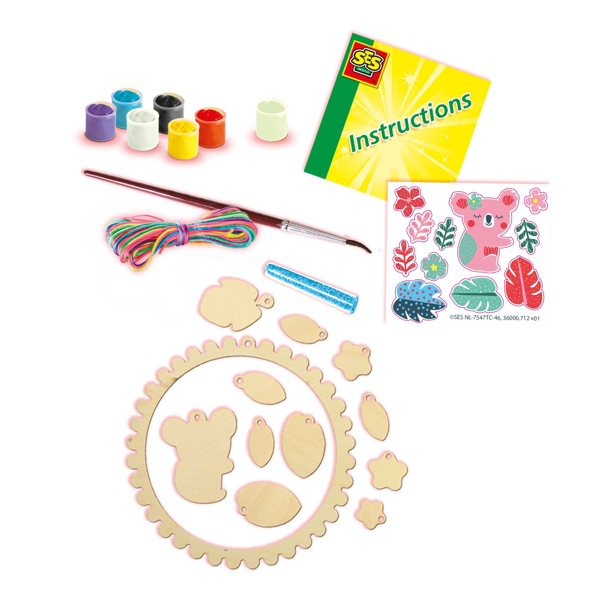 Creative Traumfänger SES SES Kinder Set Bastel Art Dreamcatcher Kreativset