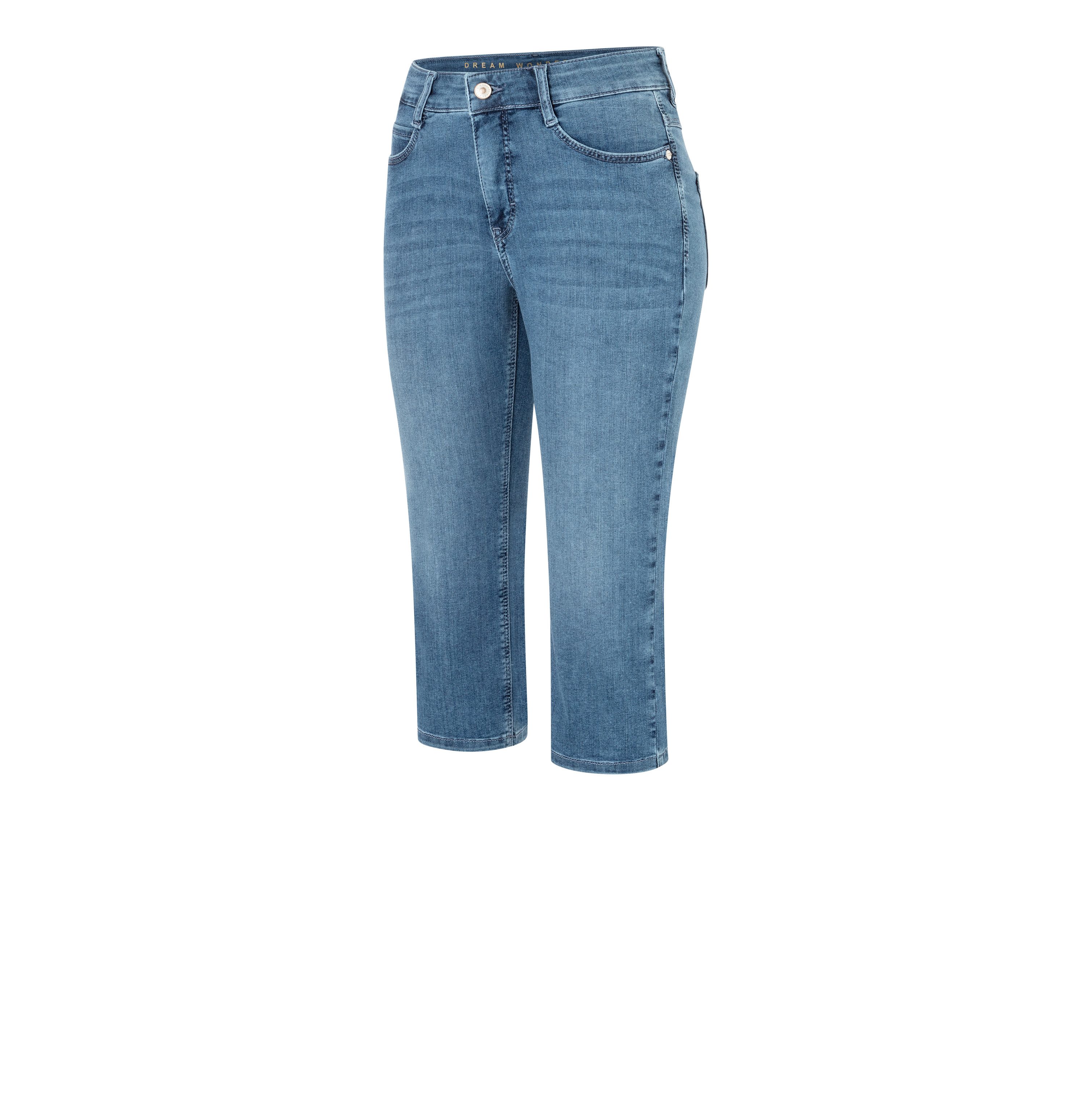 MAC Stretch-Jeans MAC DREAM SUN mid light blue wash 5472-90-0351 D413 - WONDERLIGHT – Bild 4 von 5