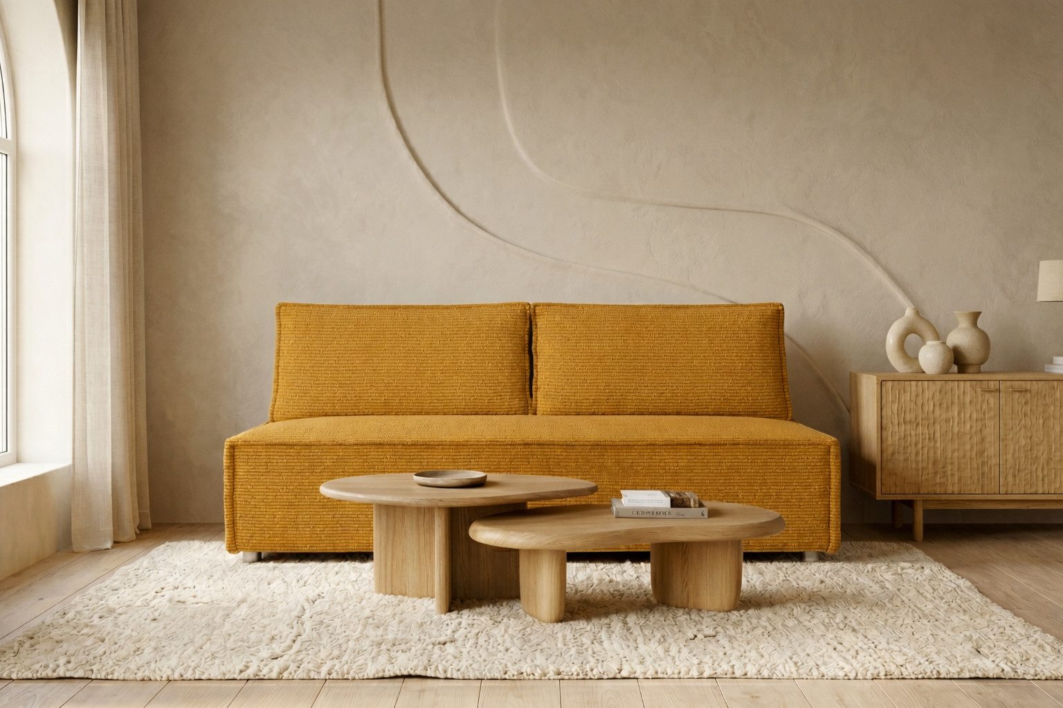 Kaiser Möbel Sofa mit schlaffunktion und bettkasten DUO Poso und Verita