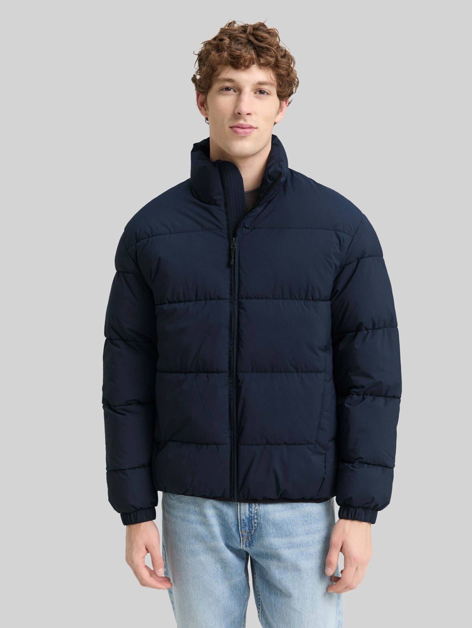 TOM TAILOR Denim Winterjacke Jacken Lightweight Pufferjacke mit Stehkragen