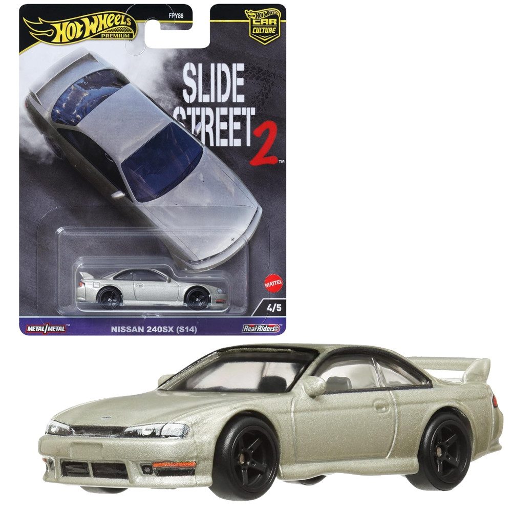 Hot Wheels Spielzeug-Rennwagen Nissan 240 SX S14 HKC83 Hot Wheels Car Cultu günstig online kaufen