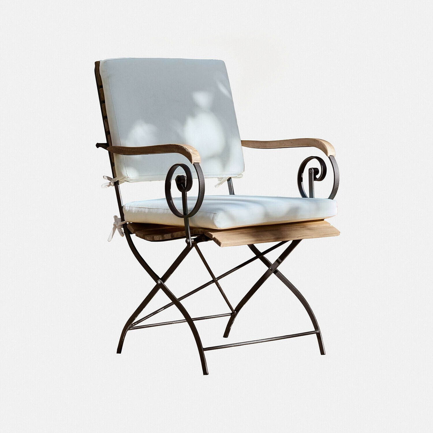 Mirabeau Gartenstuhl Stuhl Iker schwarz/braun