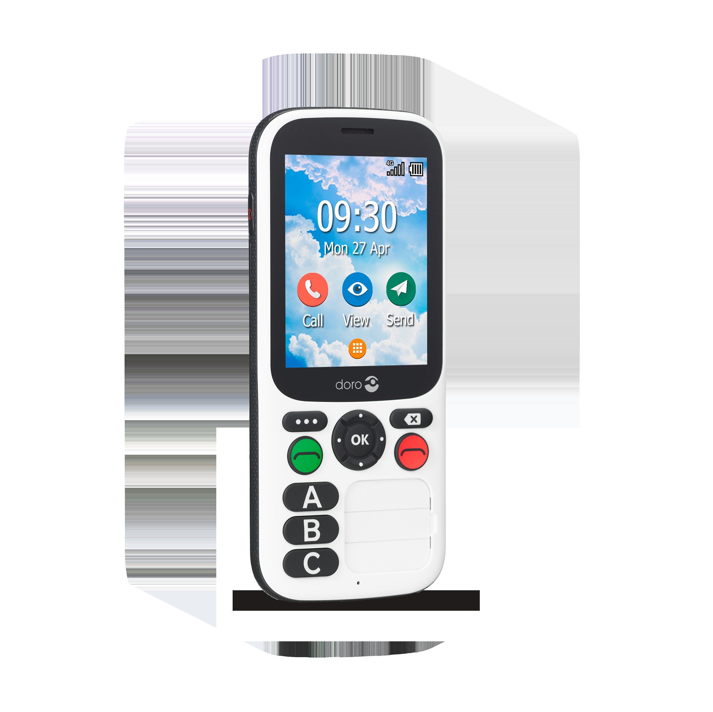 Doro 780X Smartphone (7,11 Zoll, 4 GB Speicherplatz) cm/2,8