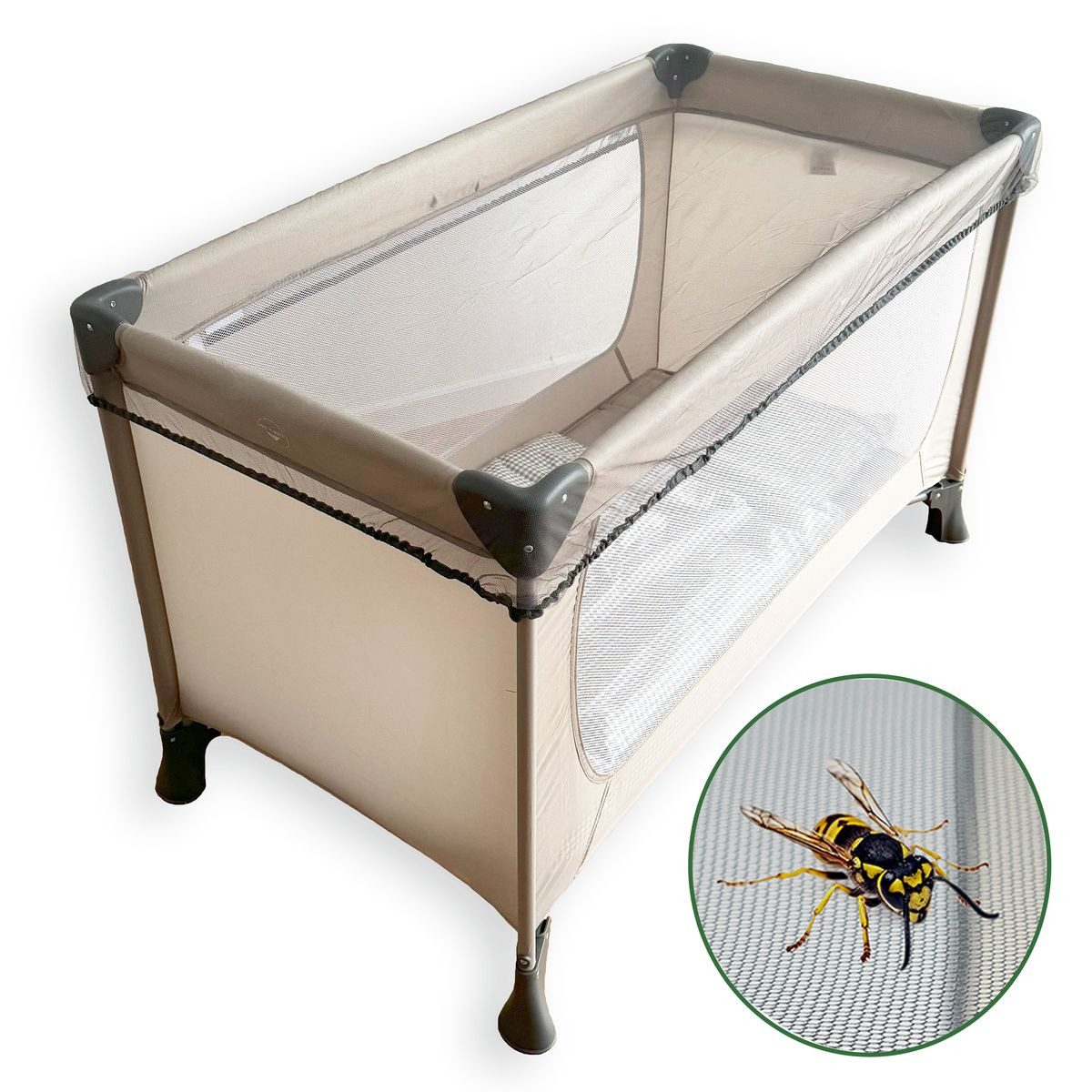 Baby-Reisebett Universal - Grau