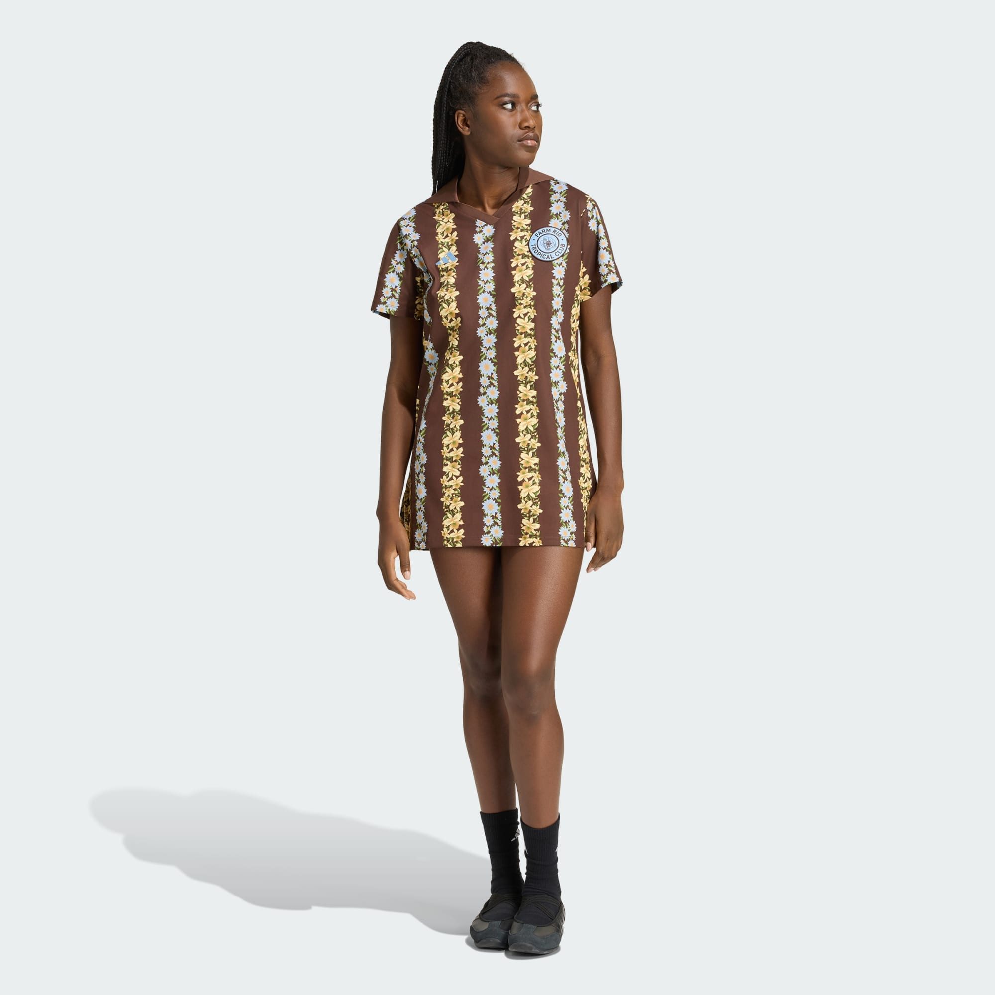 adidas Sportswear Shirtkleid ADIDAS X FARM RIO KLEID (1-tlg)