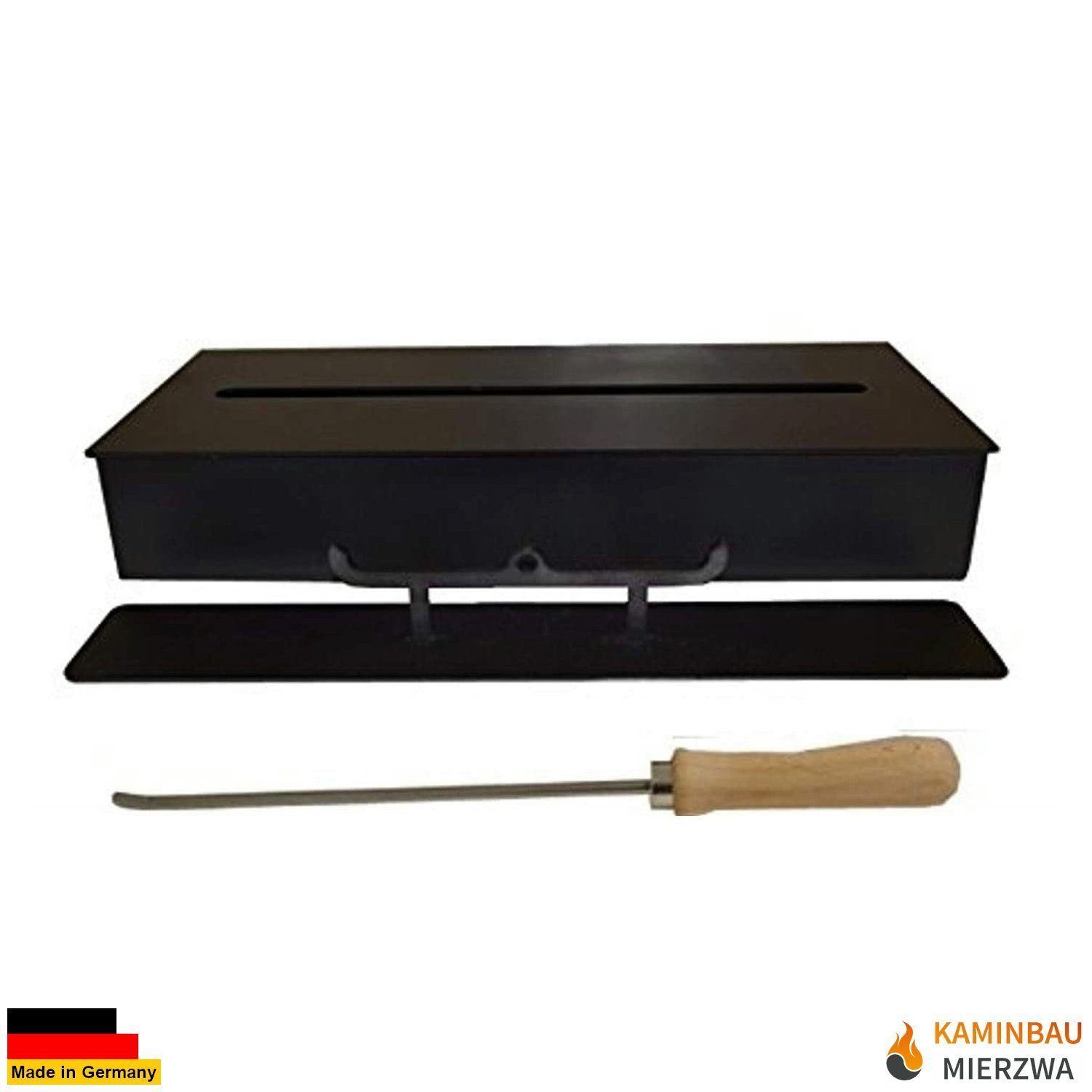 Kaminbau Mierzwa Echtfeuer-Dekokamin Berlin (Deluxe, Brenngel & Bio-Ethanol Kamin inkl. regulierbarer Brenner & Zubehör), Farbwahl, Gelkamin, Ethanolkamin, Kaminofen, Bodenkamin