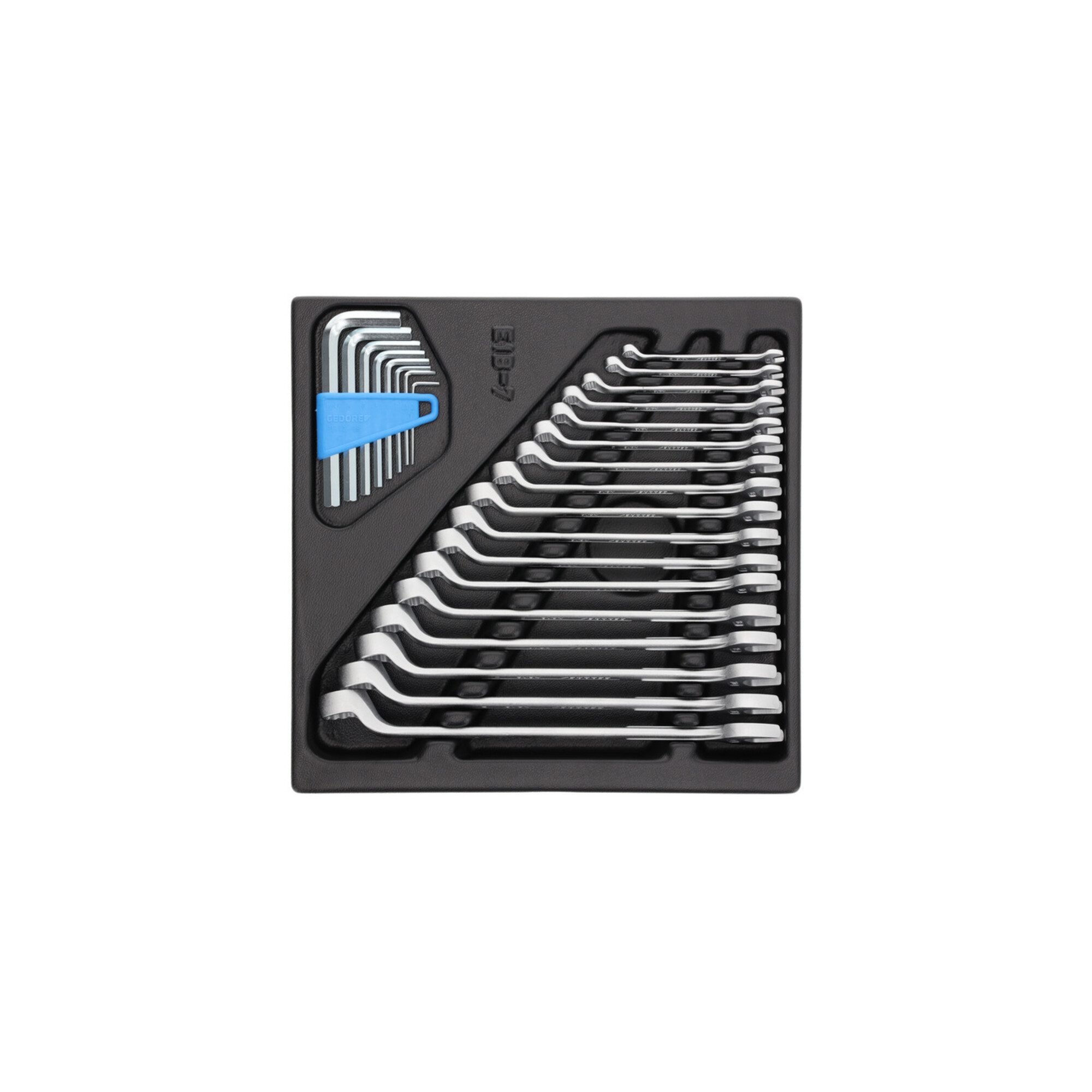 Gedore Crimpzange Gedore S 1500 ES-02 Modul-Sortiment mittel, 207-teilig