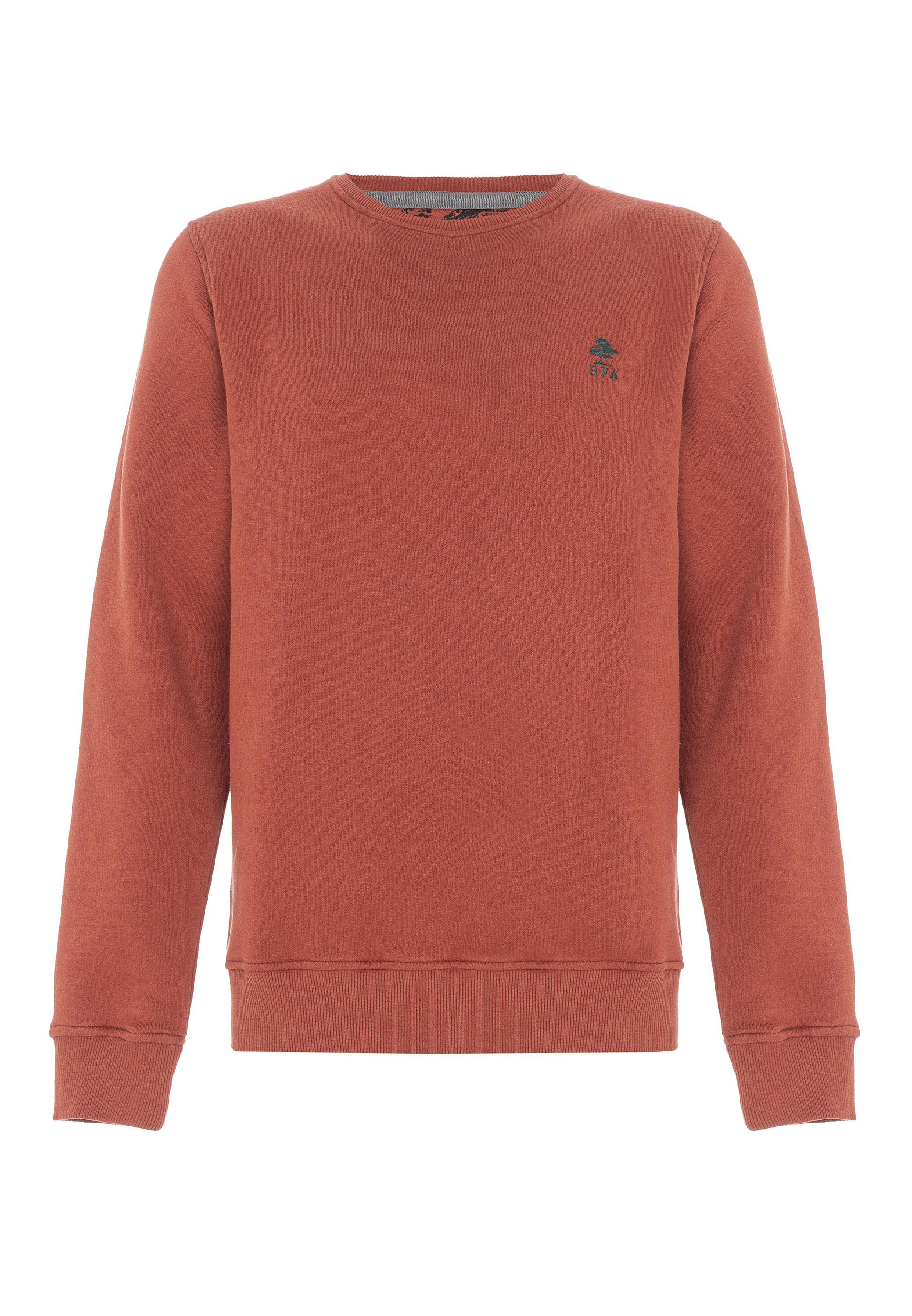 ROUTEFIELD Sweater HIGH cleaner Look rot
