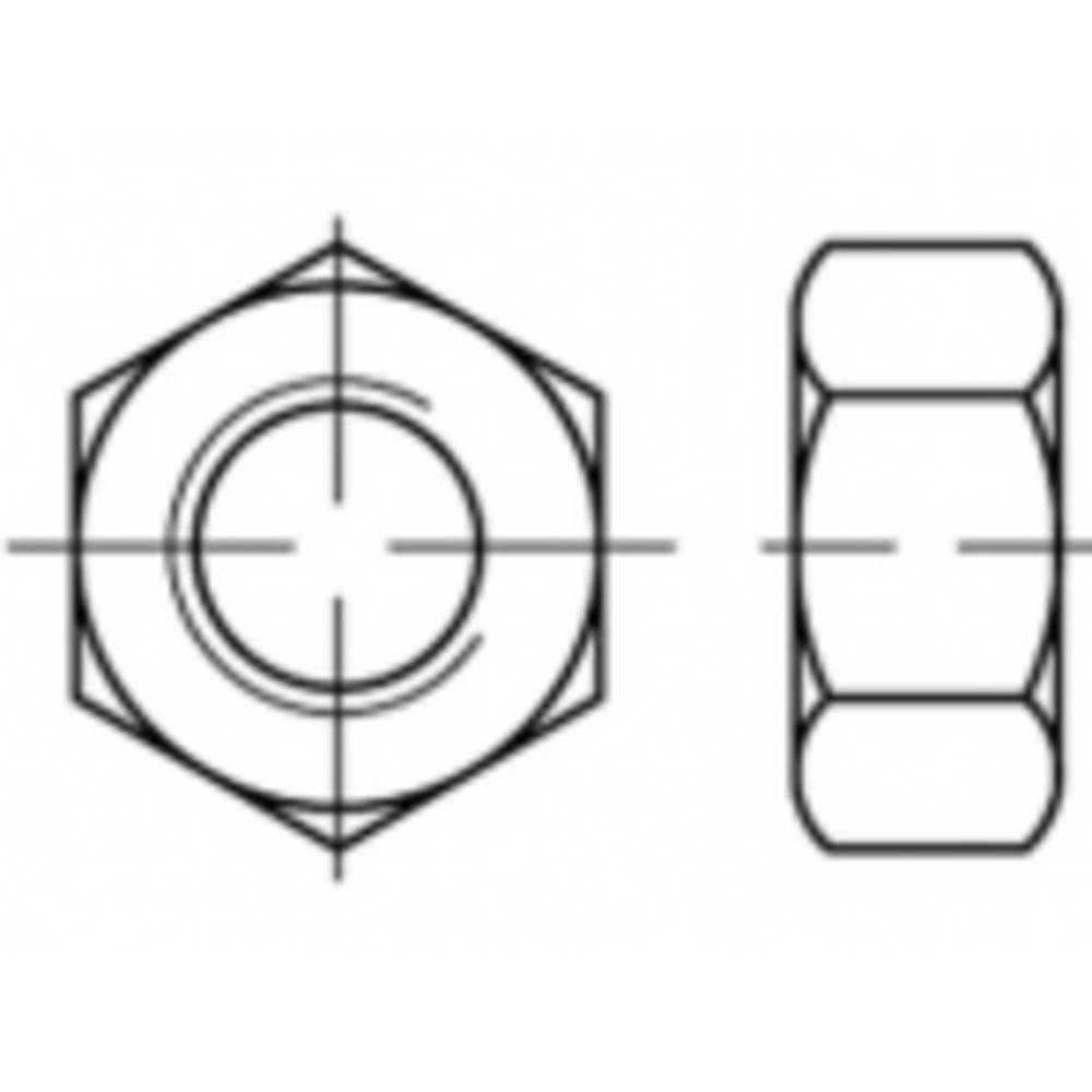 TOOLCRAFT Muttern 8 galvanisch verzinkt Sechskantmuttern, ISO-Typ 1