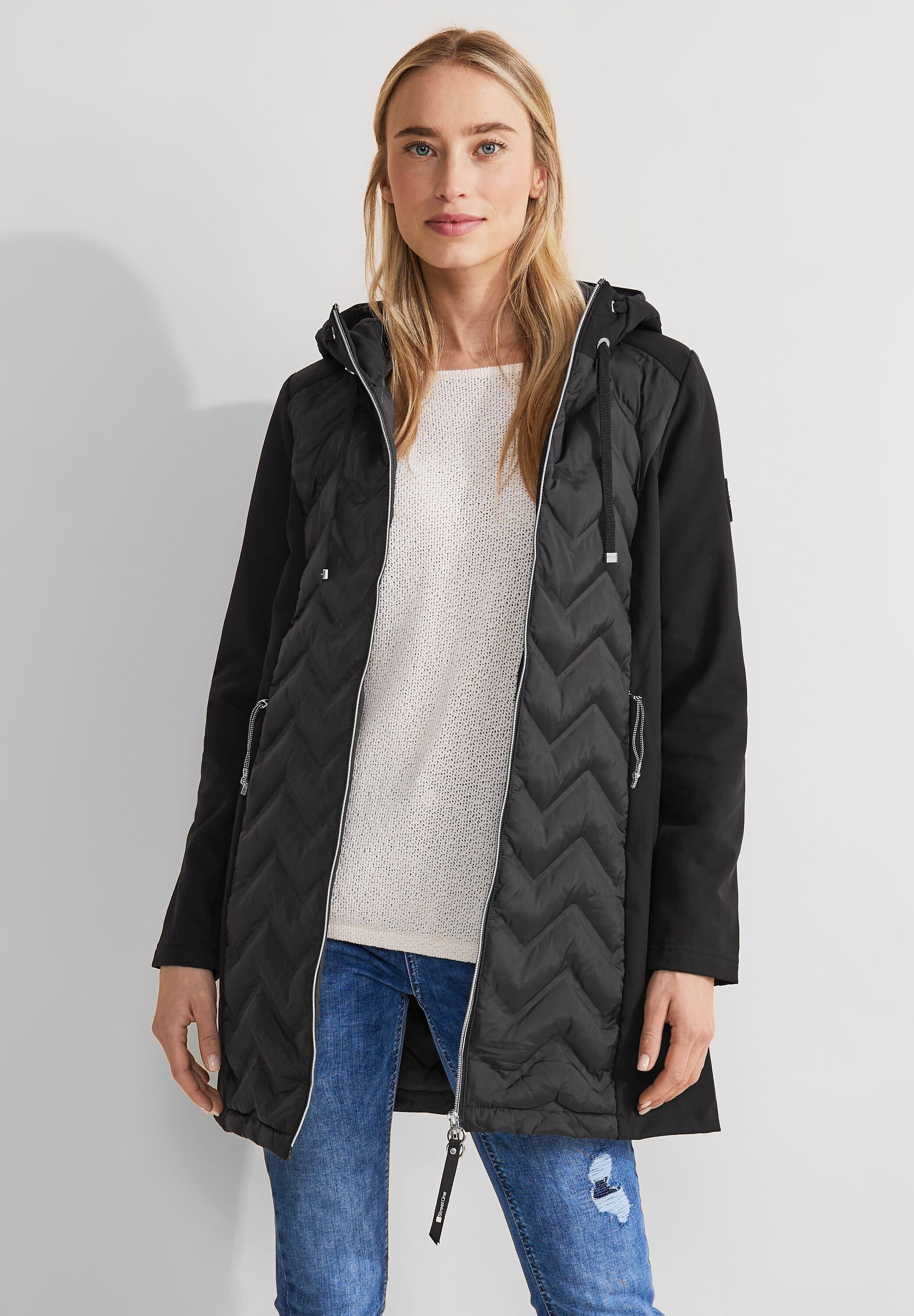 STREET ONE Langjacke mit 2-Wege Reißverschluss