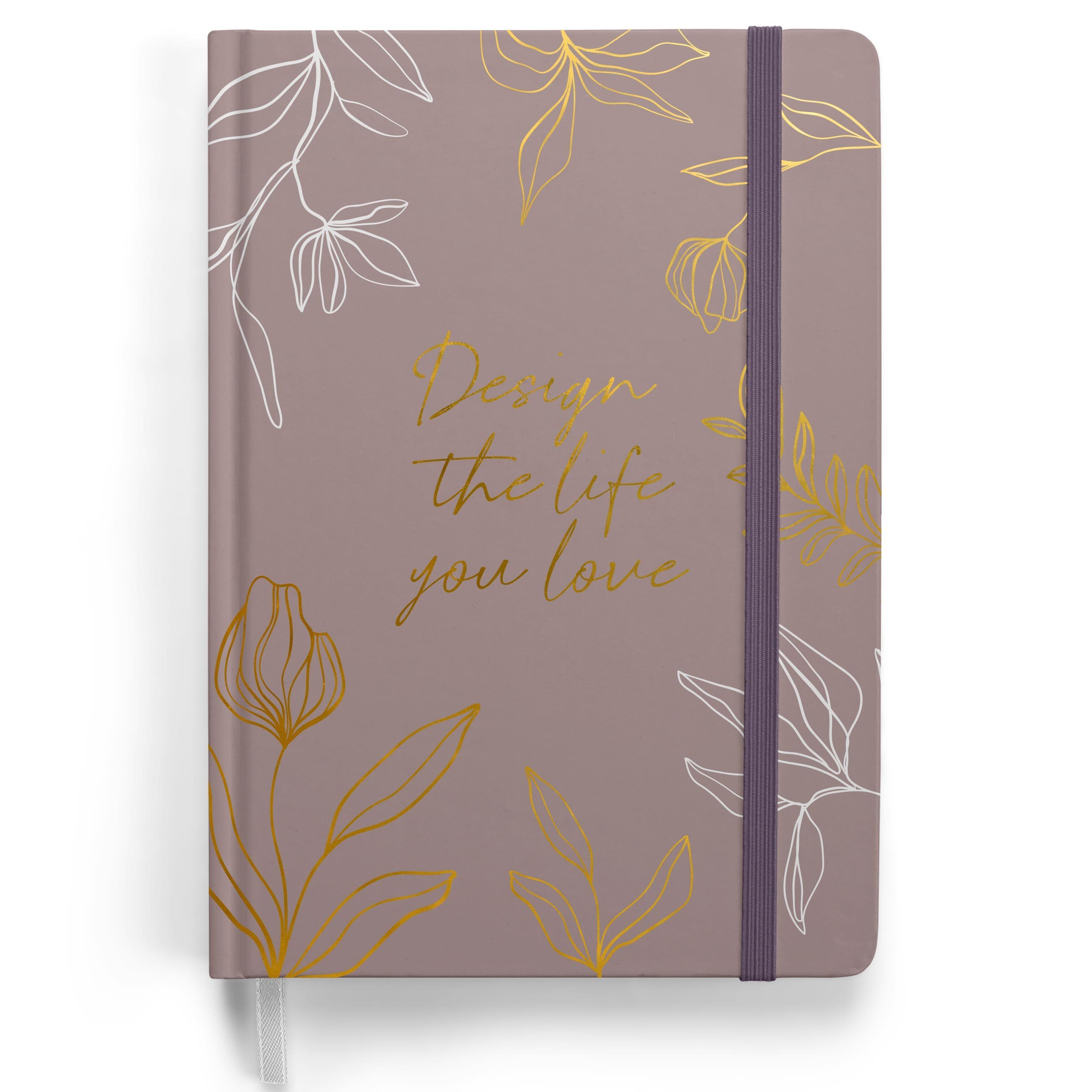 PAPIERDRACHEN Notizbuch Bullet Journal - Notizbuch A5 gepunktet, mit Punkteraster