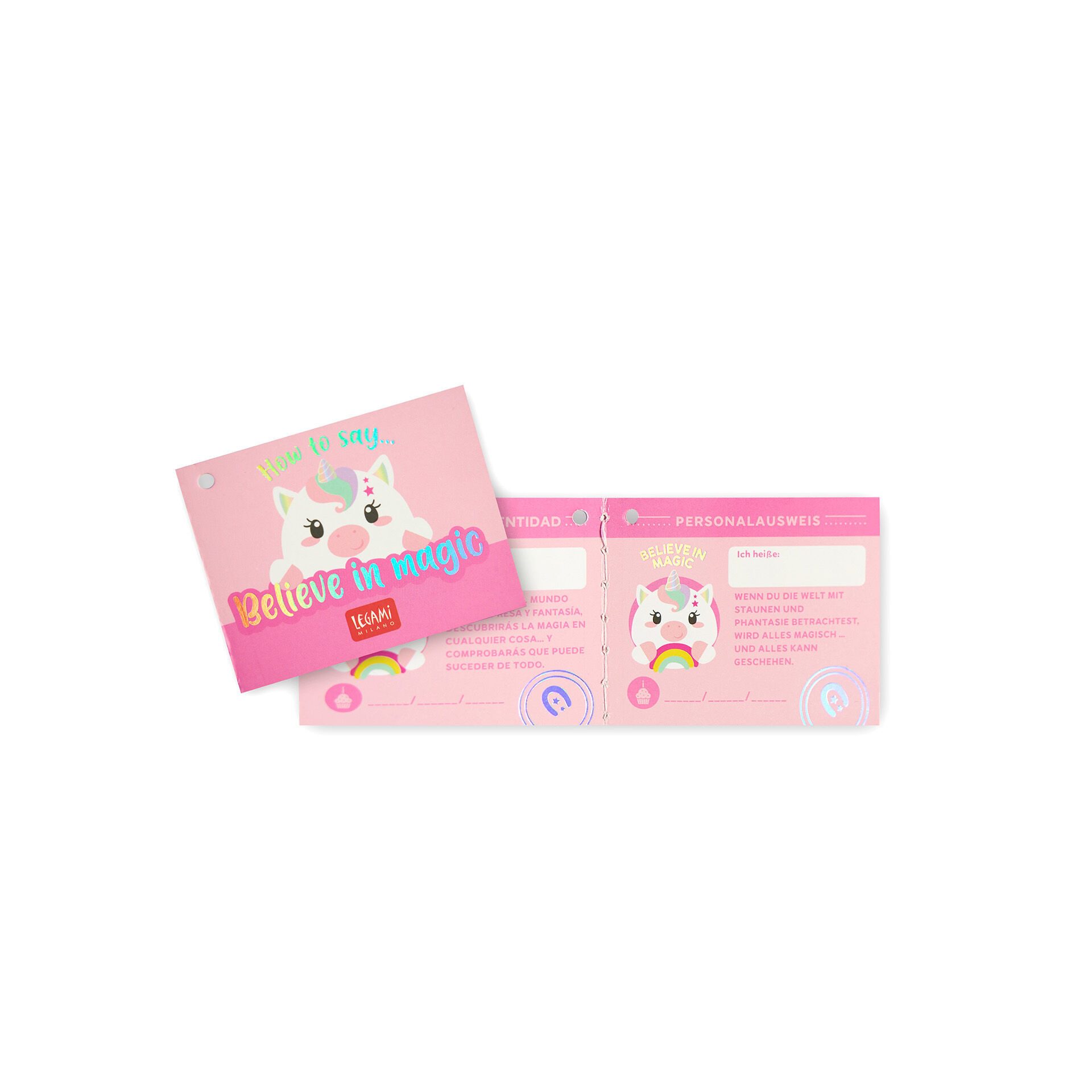 Legami Dekokissen LEGAMI Plüschtier Super Soft Mini EINHORN